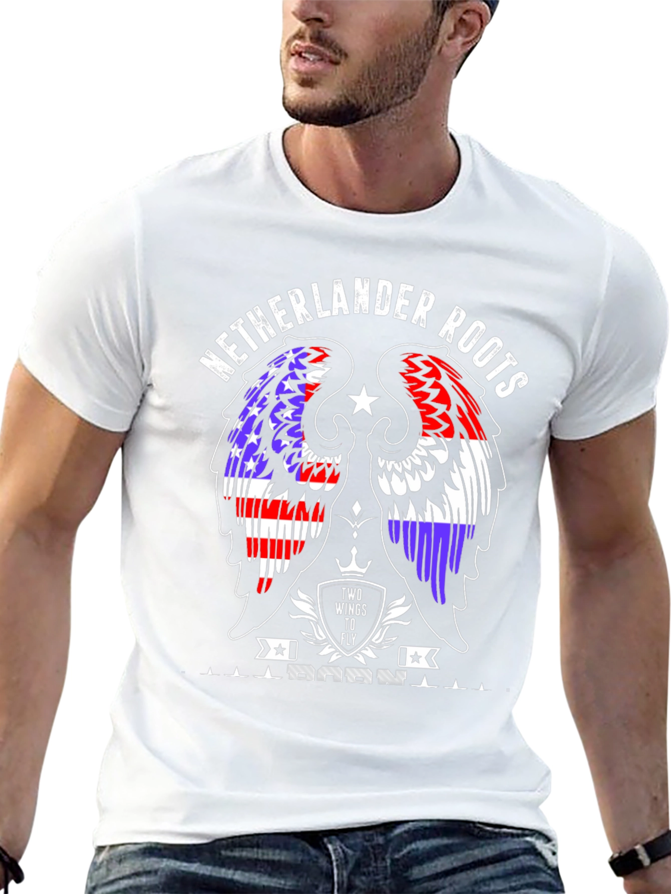 Netherlander Roots Wings Graphic Tee