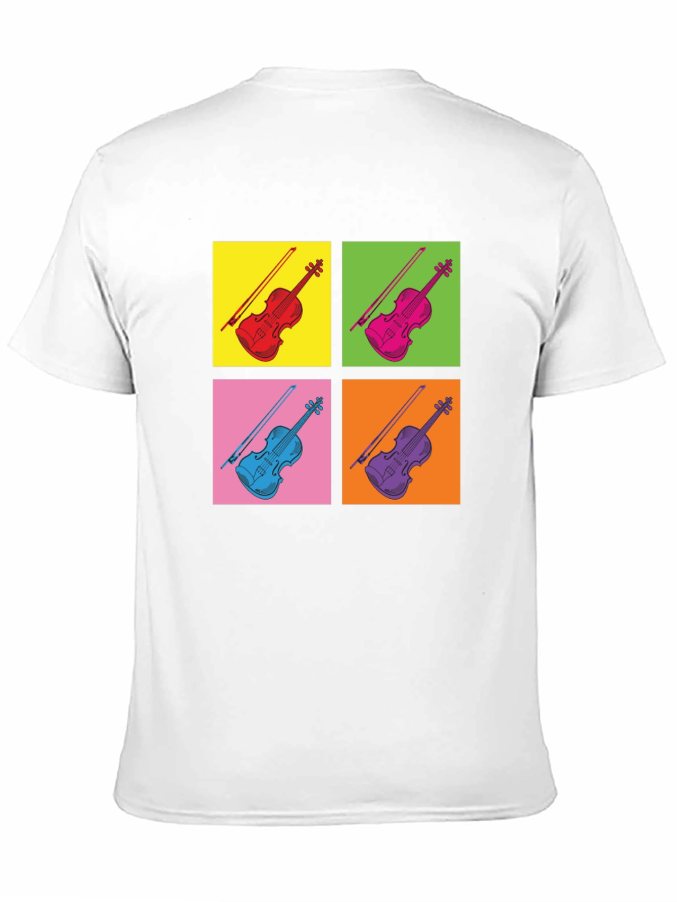 Pop Art Violin T-Shirt - Musicians Tee