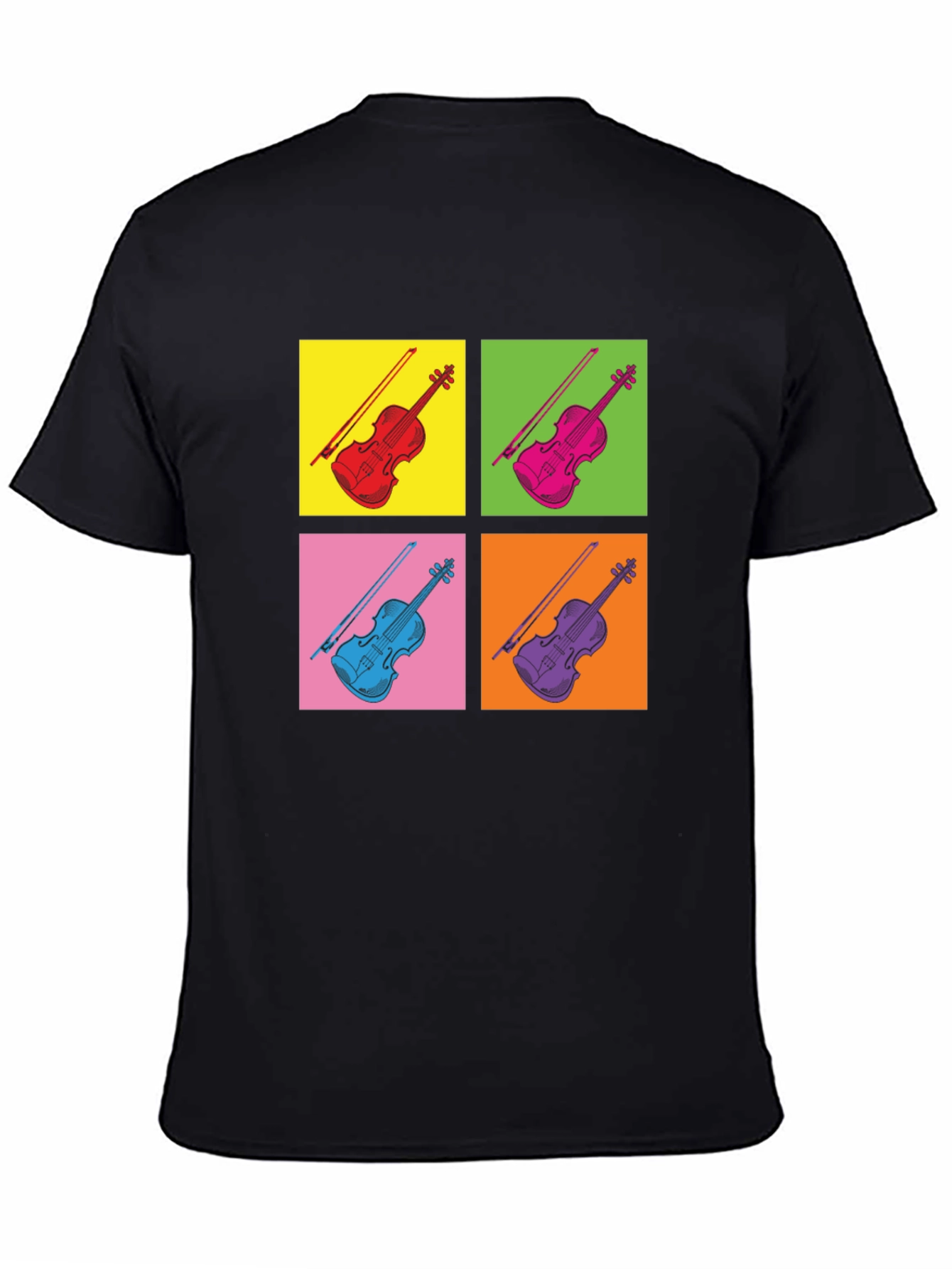 Pop Art Violin T-Shirt - Musicians Tee