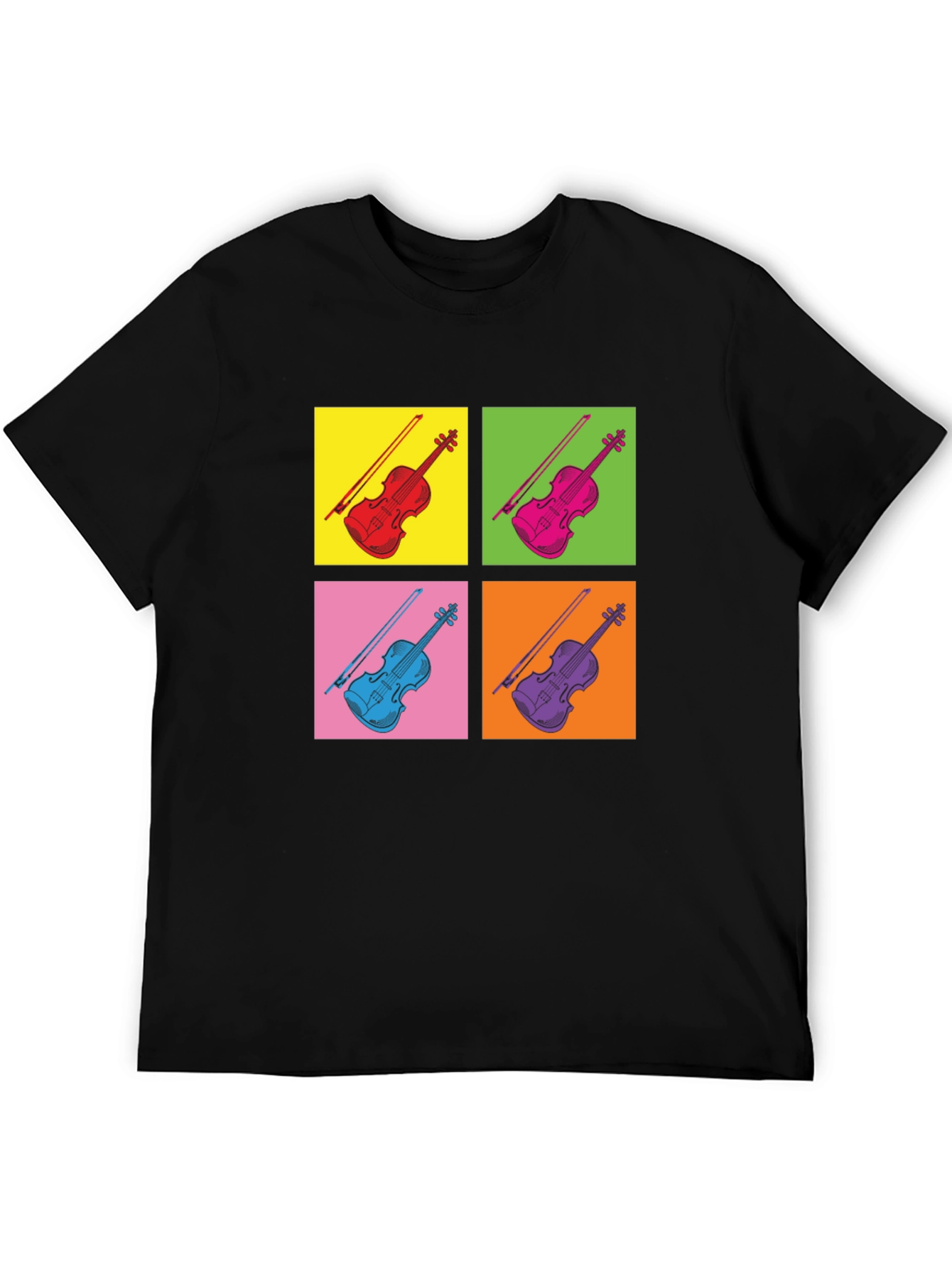Pop Art Violin T-Shirt - Musicians Tee