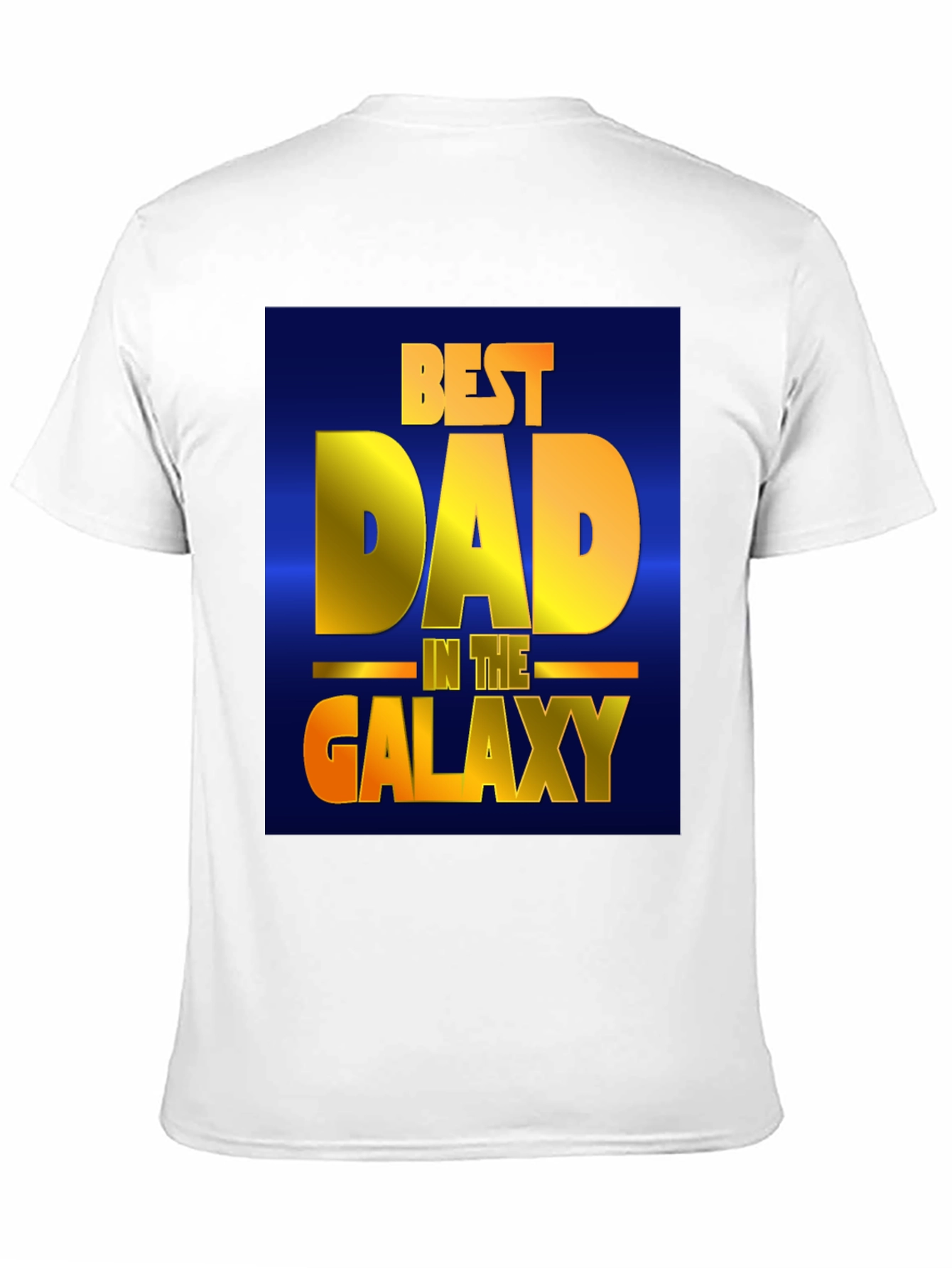 Best Dad in the Galaxy Black T-Shirt