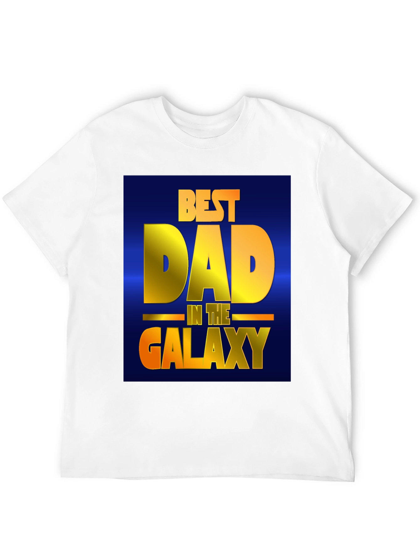 Best Dad in the Galaxy Black T-Shirt