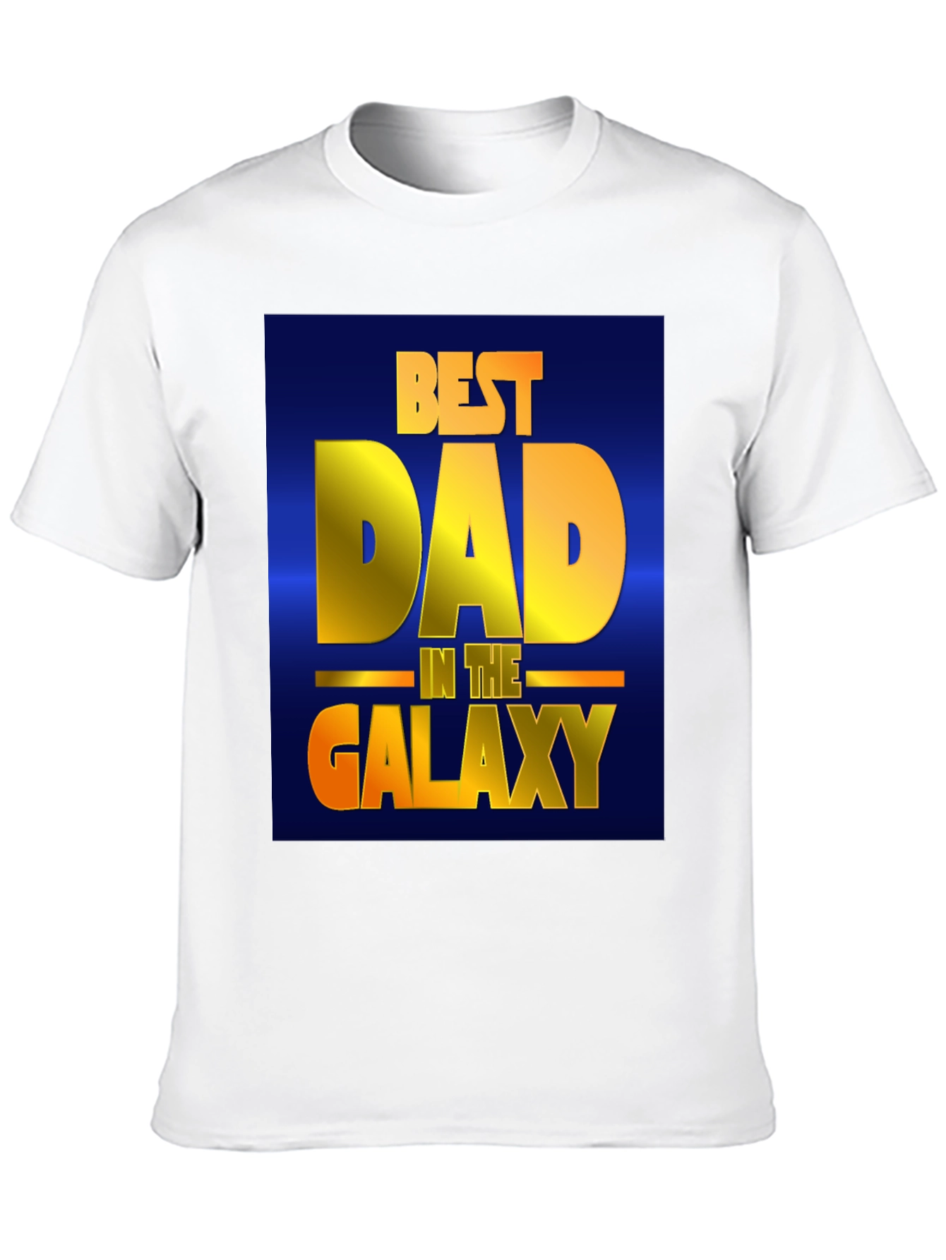 Best Dad in the Galaxy Black T-Shirt