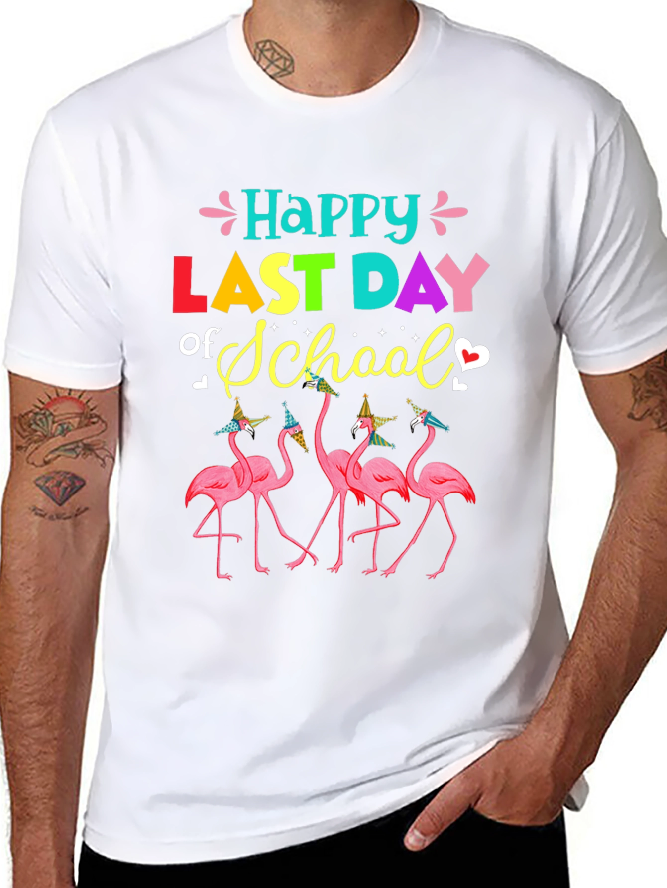 Happy Last Day of School Flamingo T-Shirt