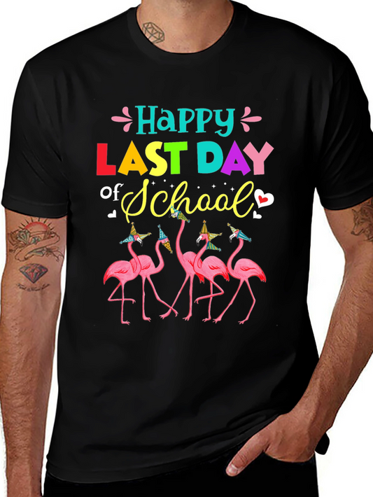 Happy Last Day of School Flamingo T-Shirt