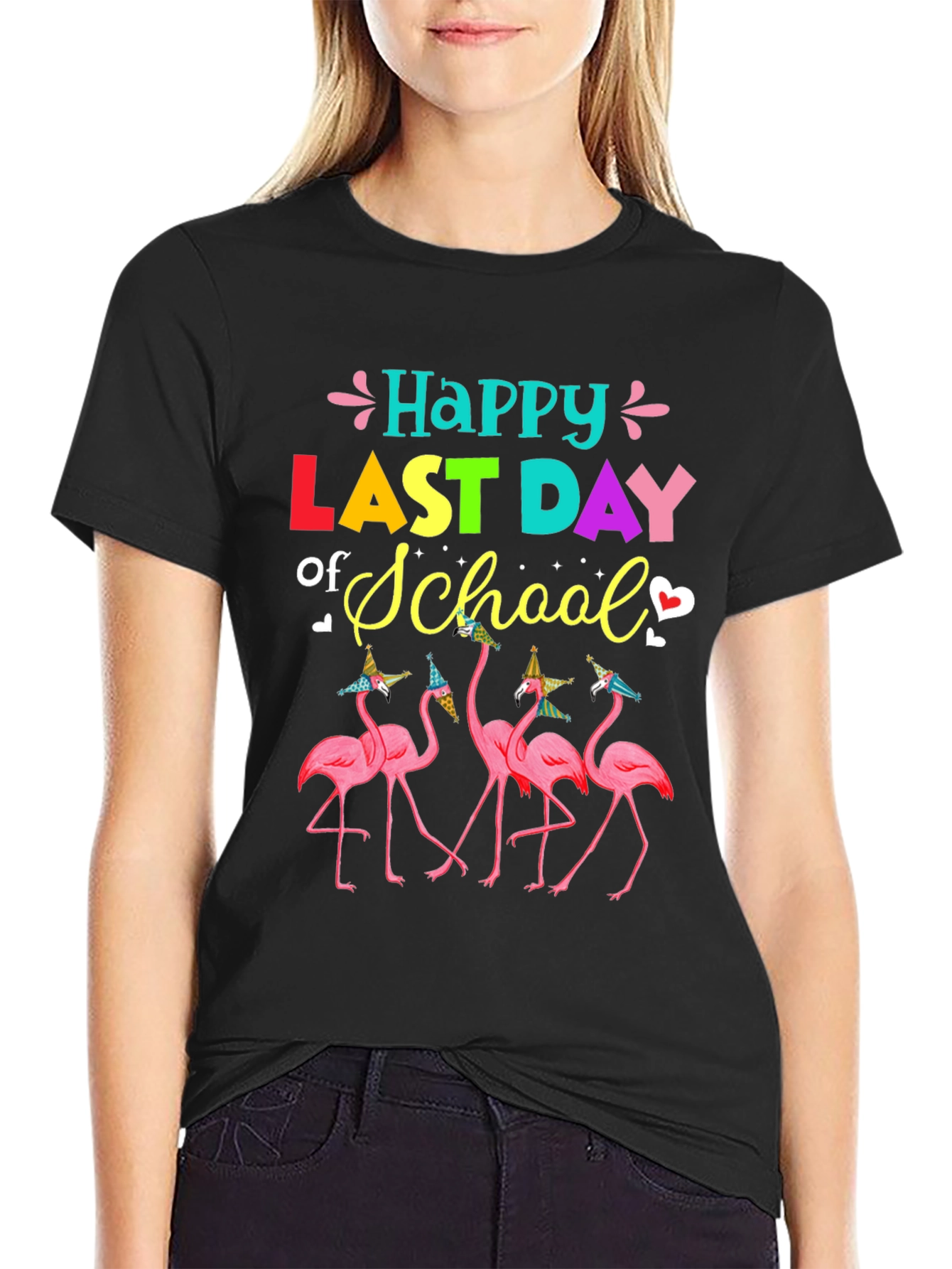 Happy Last Day of School Flamingo T-Shirt