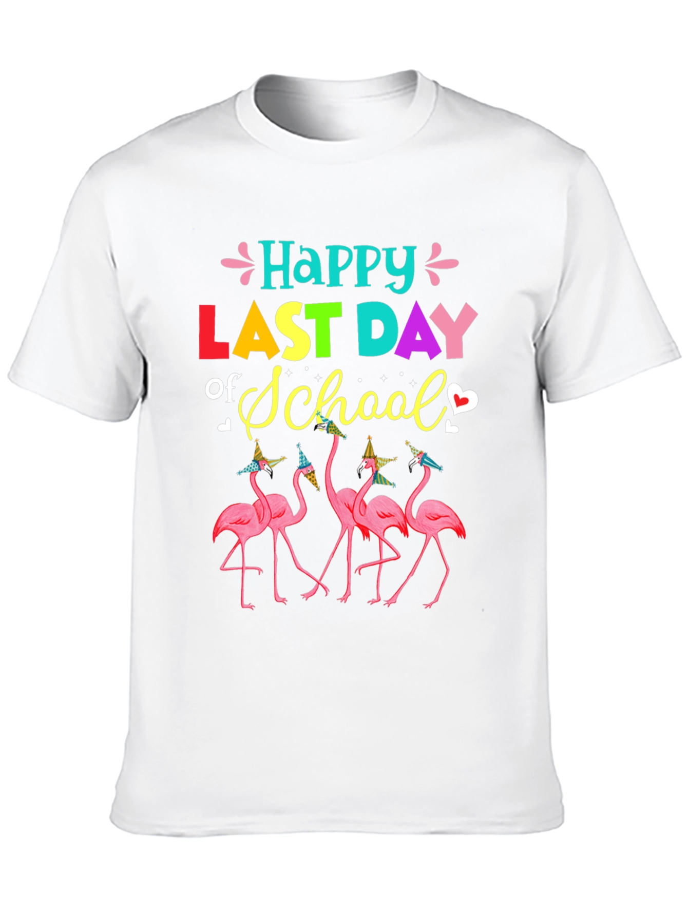 Happy Last Day of School Flamingo T-Shirt