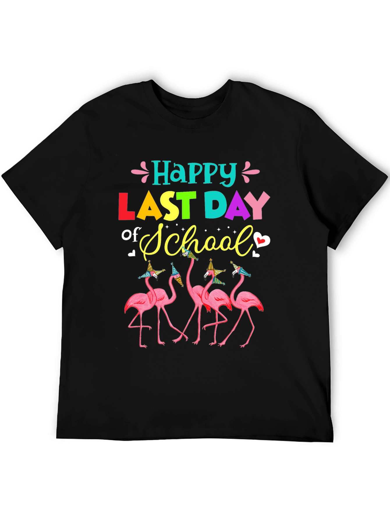 Happy Last Day of School Flamingo T-Shirt