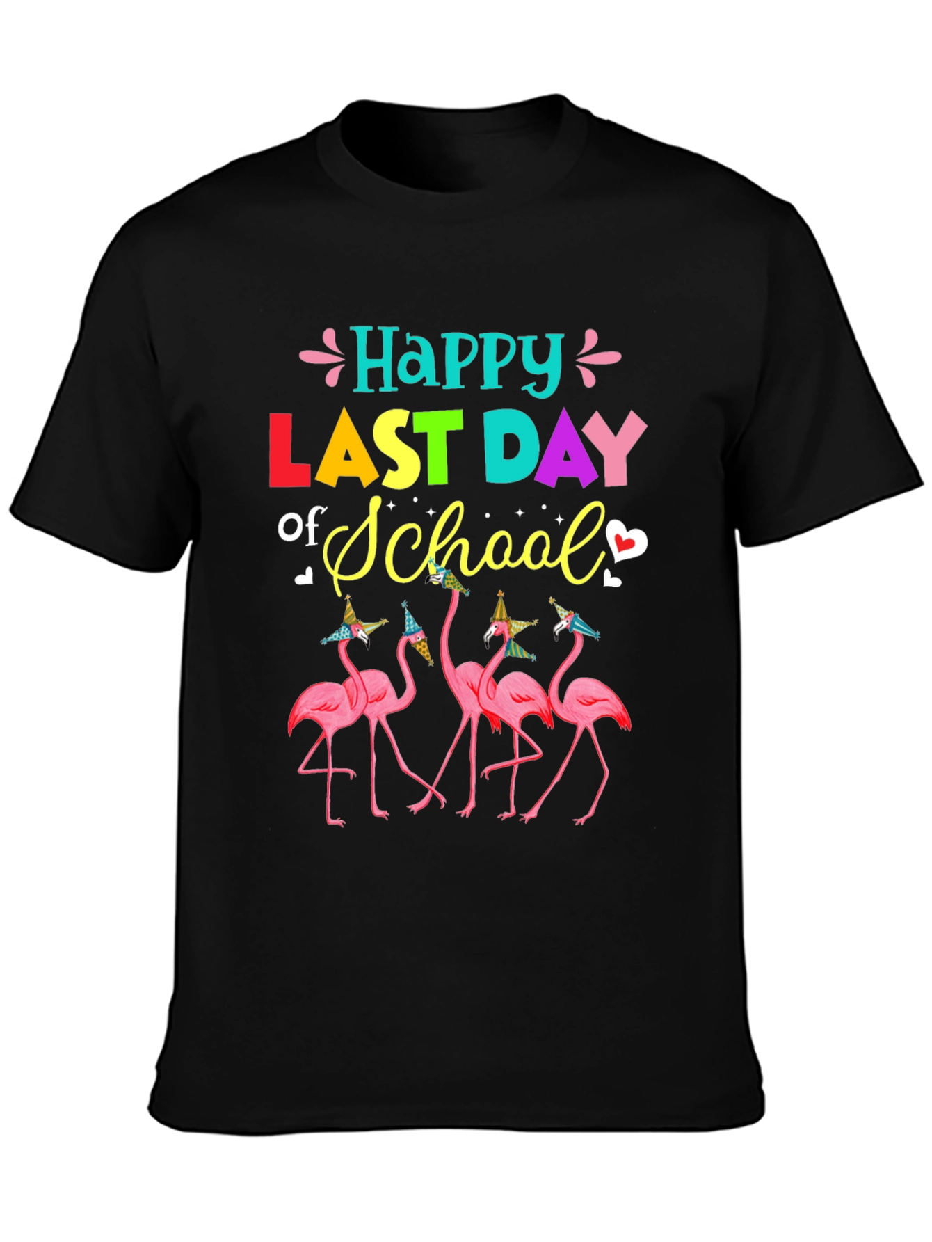 Happy Last Day of School Flamingo T-Shirt