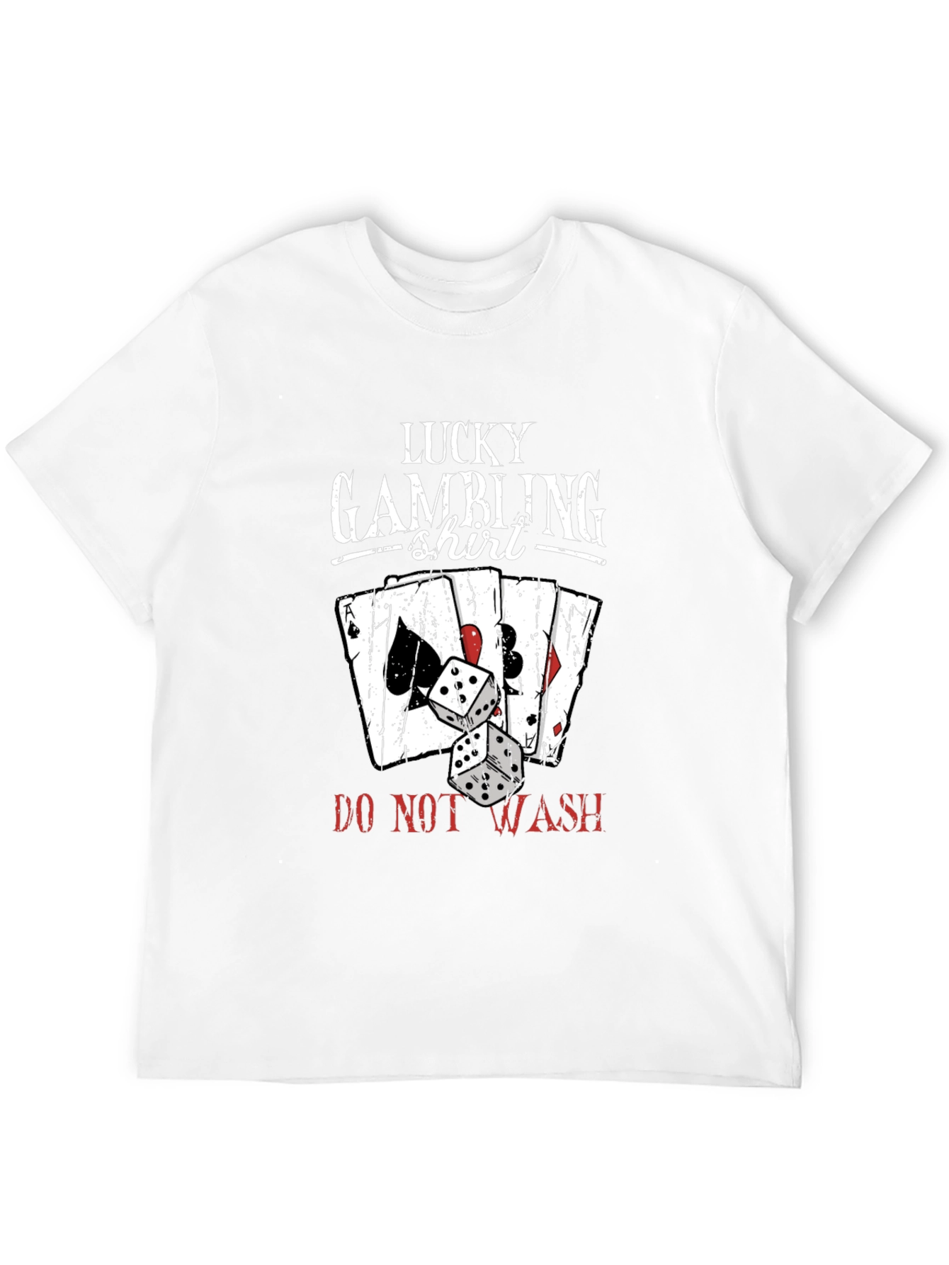 Lucky Gambling Shirt - Novelty Graphic Tee