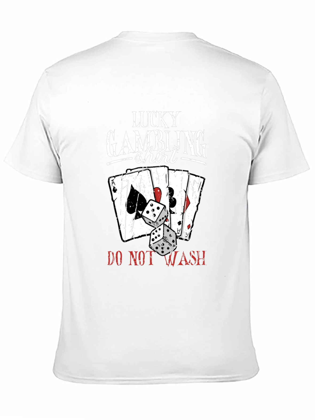 Lucky Gambling Shirt - Novelty Graphic Tee