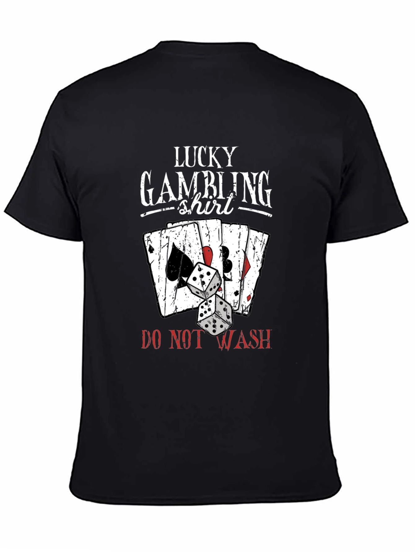 Lucky Gambling Shirt - Novelty Graphic Tee
