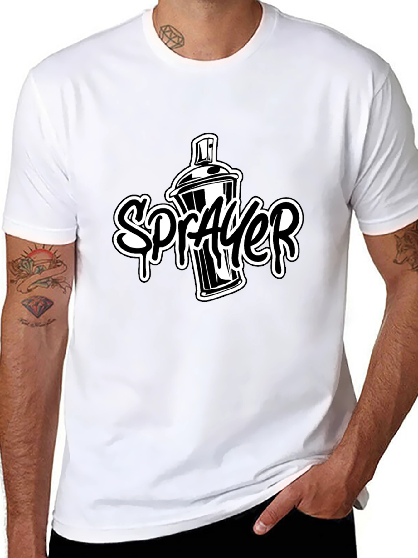Sprayer T-Shirt - Urban Graffiti Style Tee