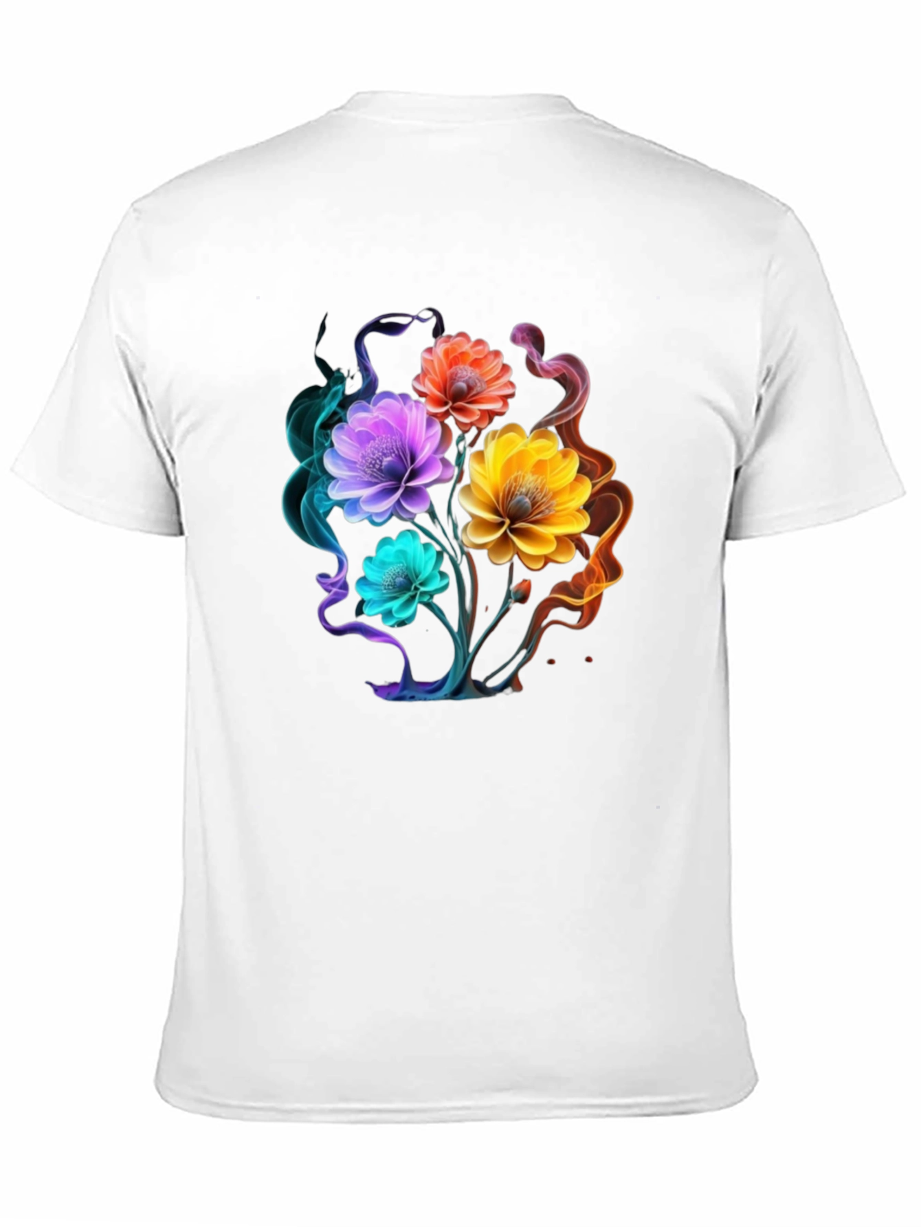 Floral Smoke Graphic T-Shirt