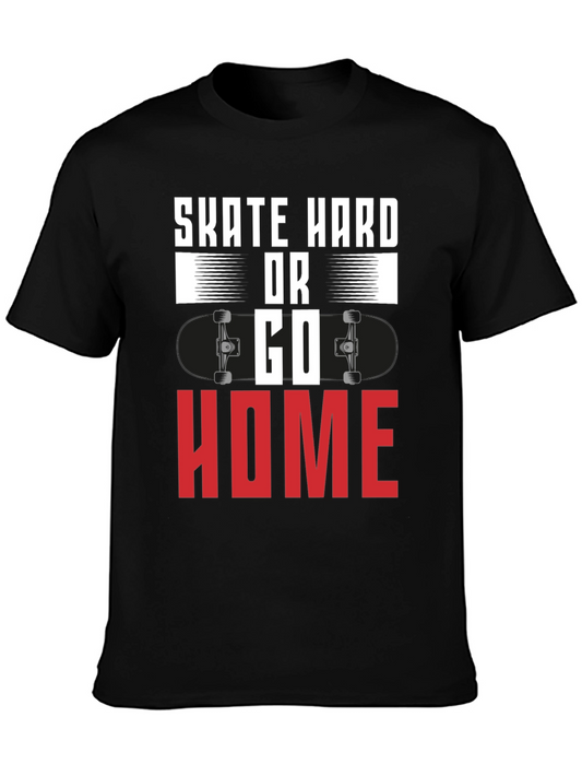 Skate Hard or Go Home Graphic Tee