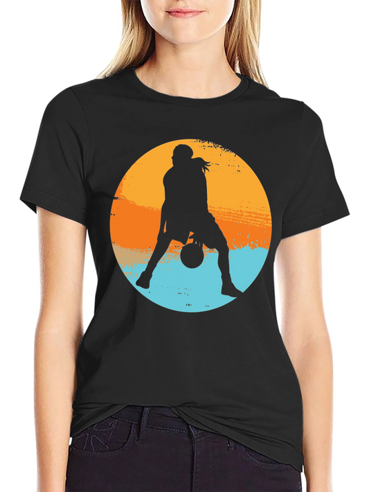 Basketball Silhouette Graphic Tee