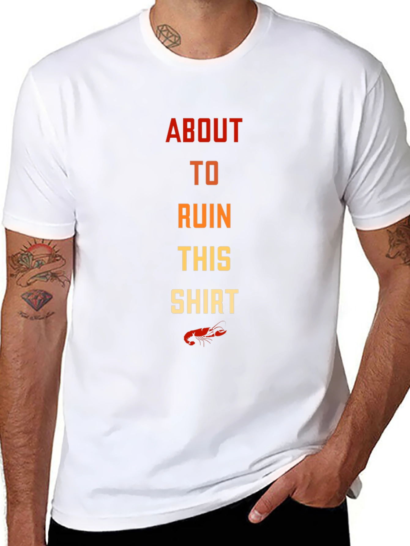 About to Ruin This Shirt Crawfish Tee