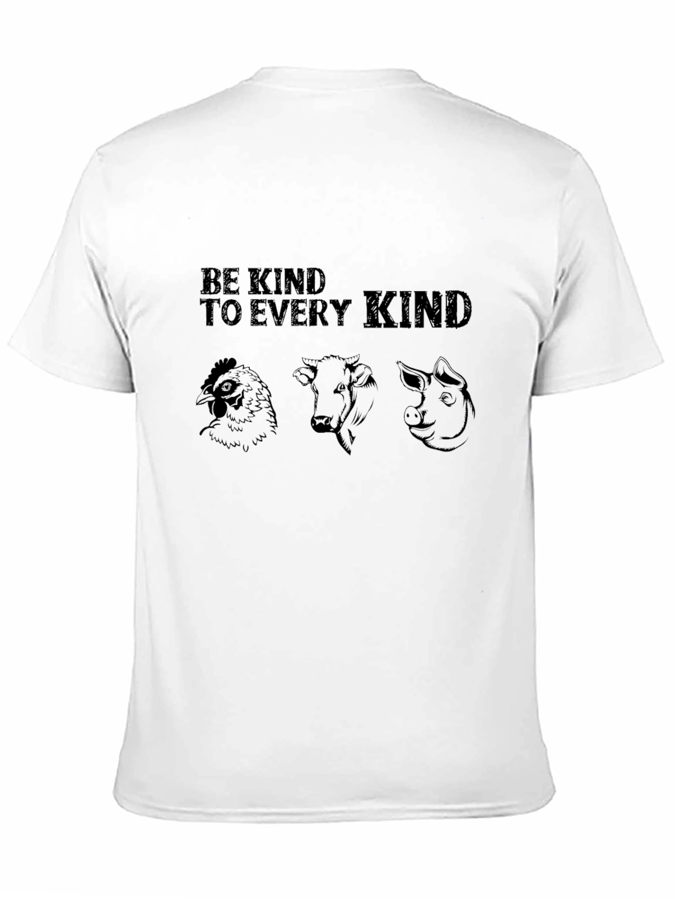 Be Kind Vegan T-Shirt: Animal Lover Tee