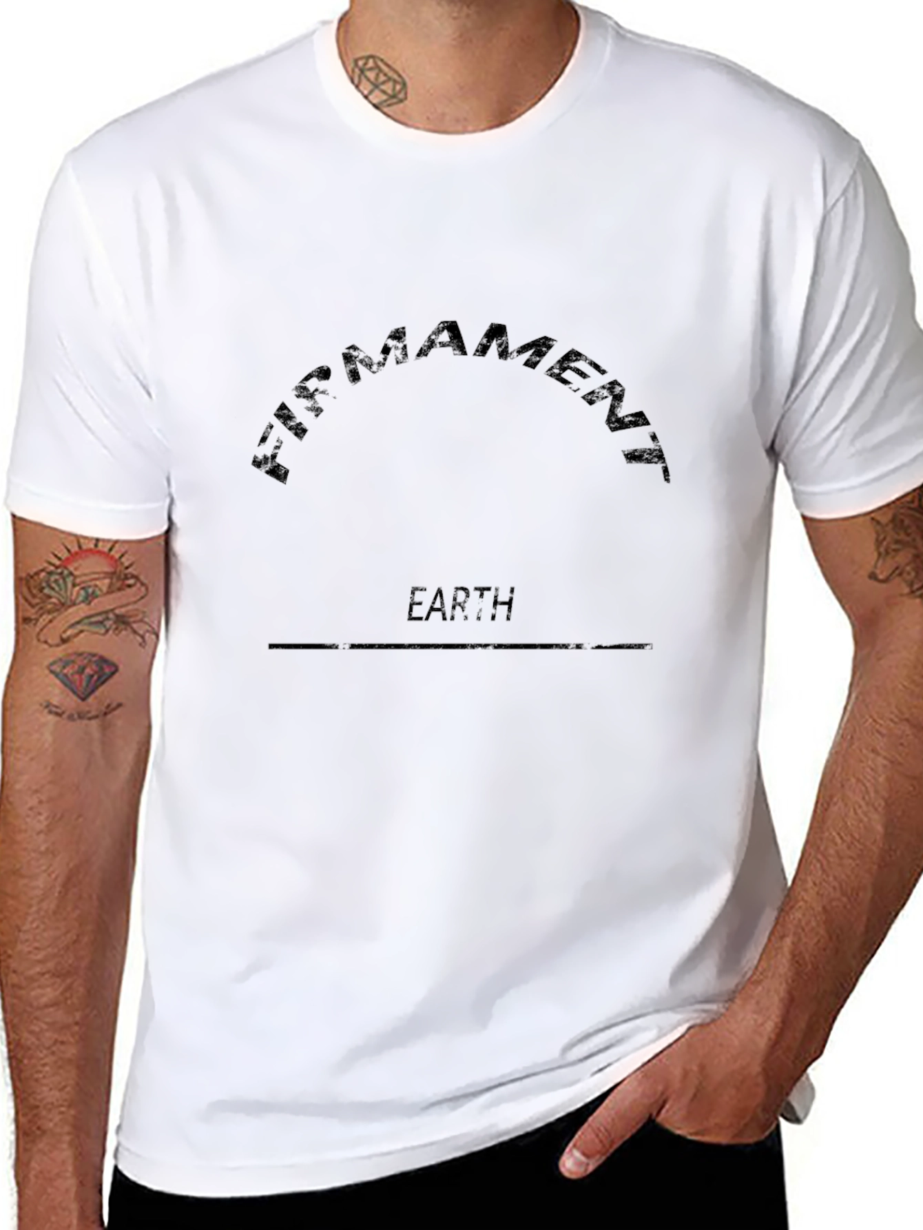 Firmament Earth Black T-Shirt