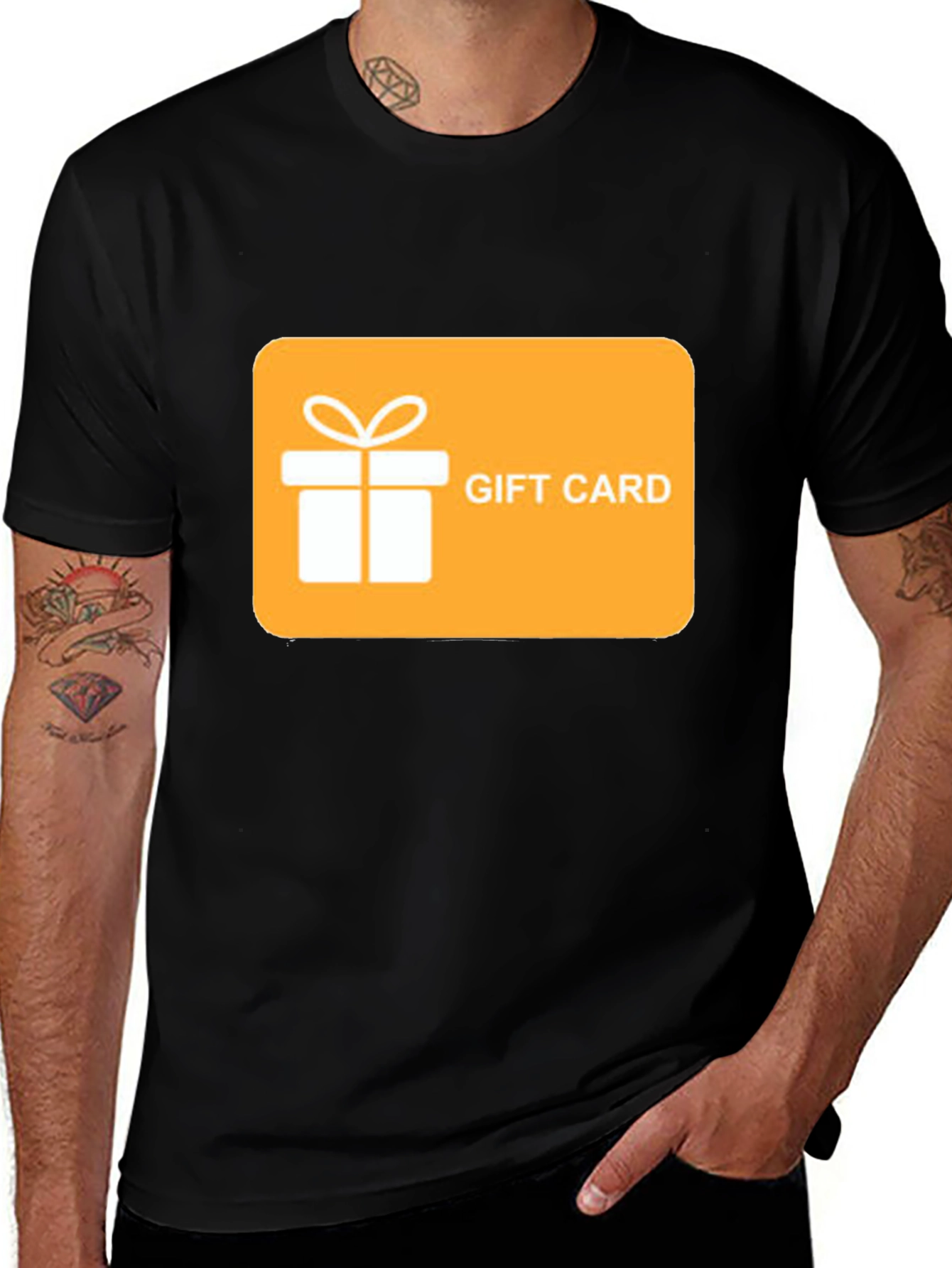 Gift Card Tee - Unique Graphic Design