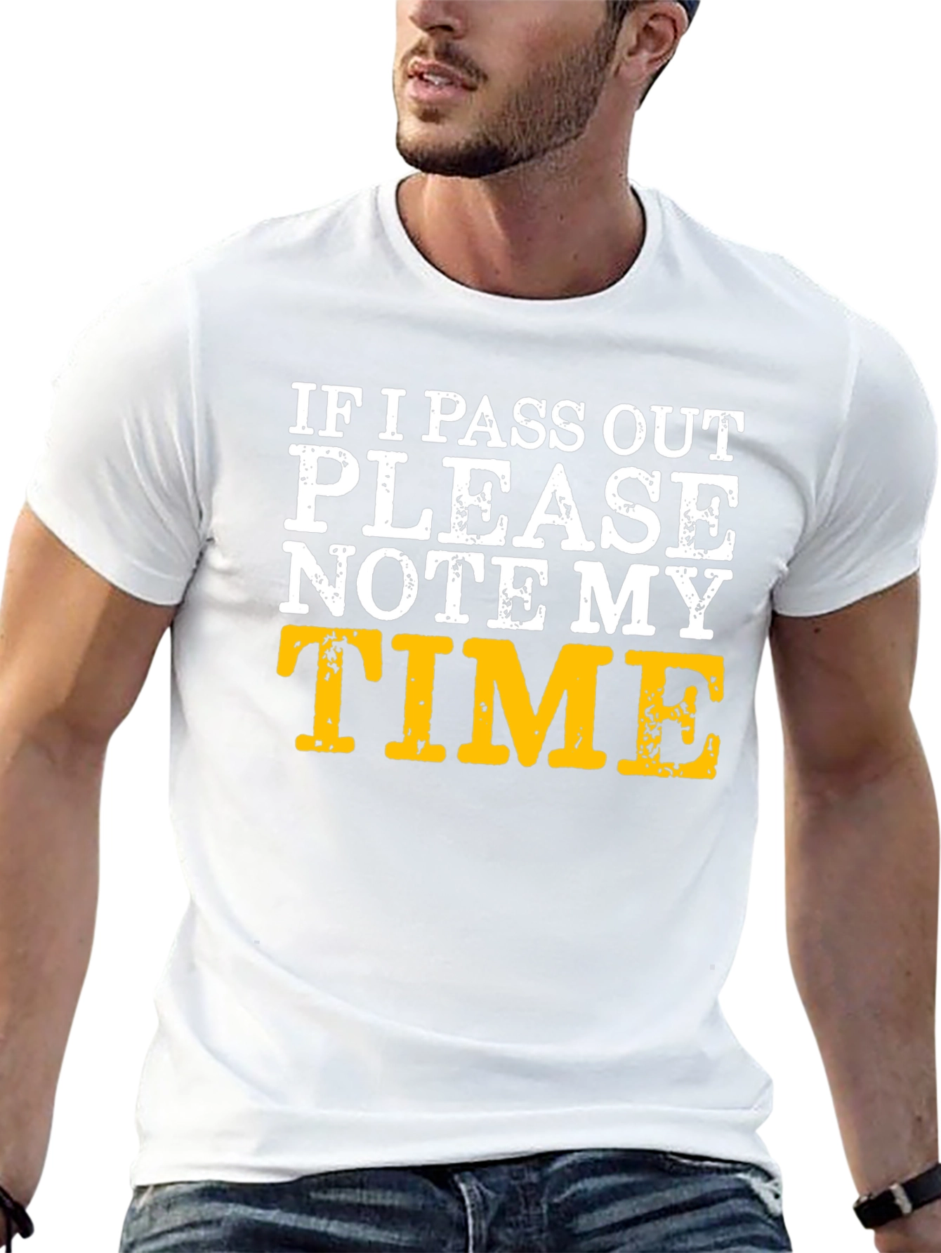 Funny Running T-Shirt - Note My Time!