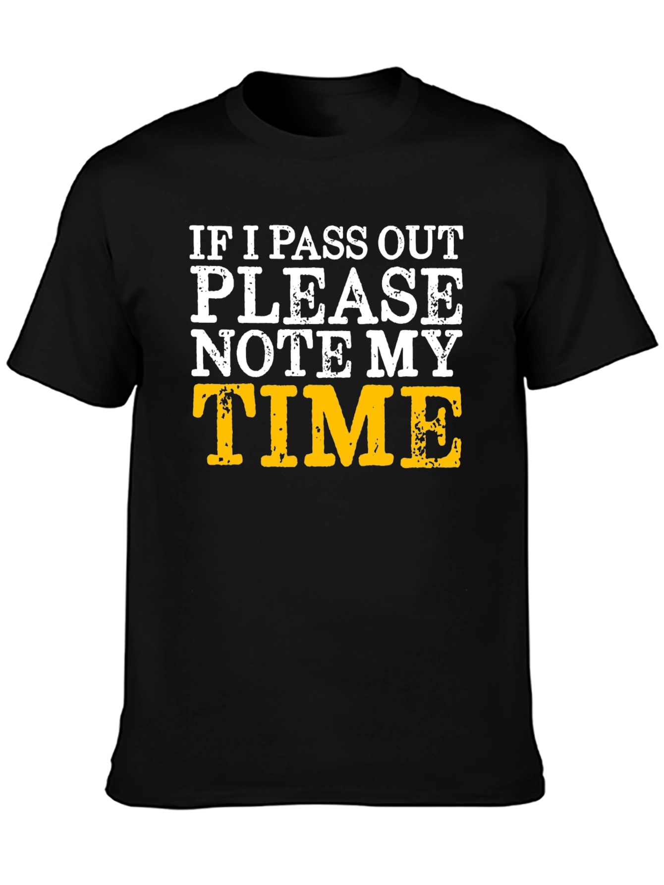 Funny Running T-Shirt - Note My Time!