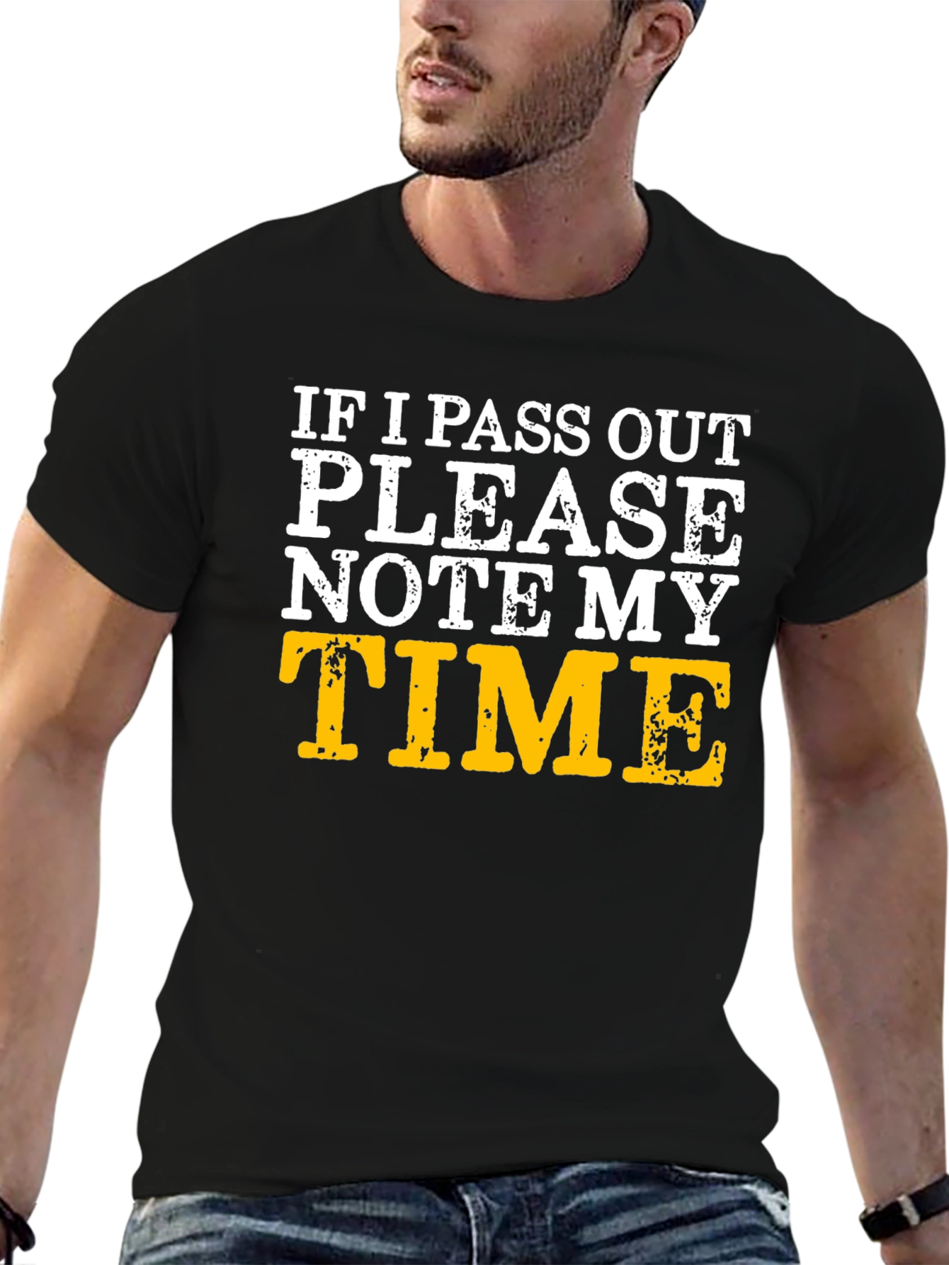 Funny Running T-Shirt - Note My Time!