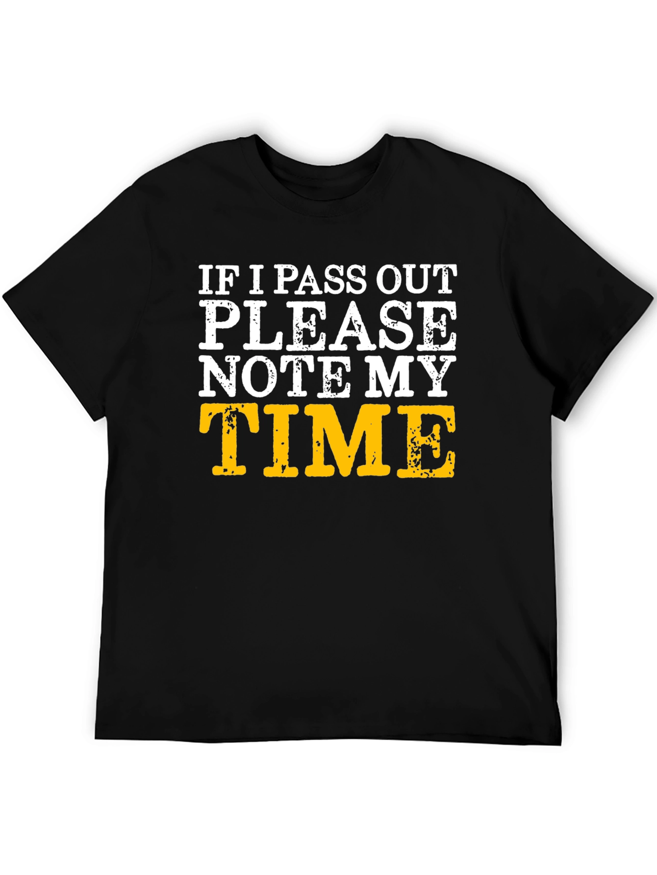 Funny Running T-Shirt - Note My Time!