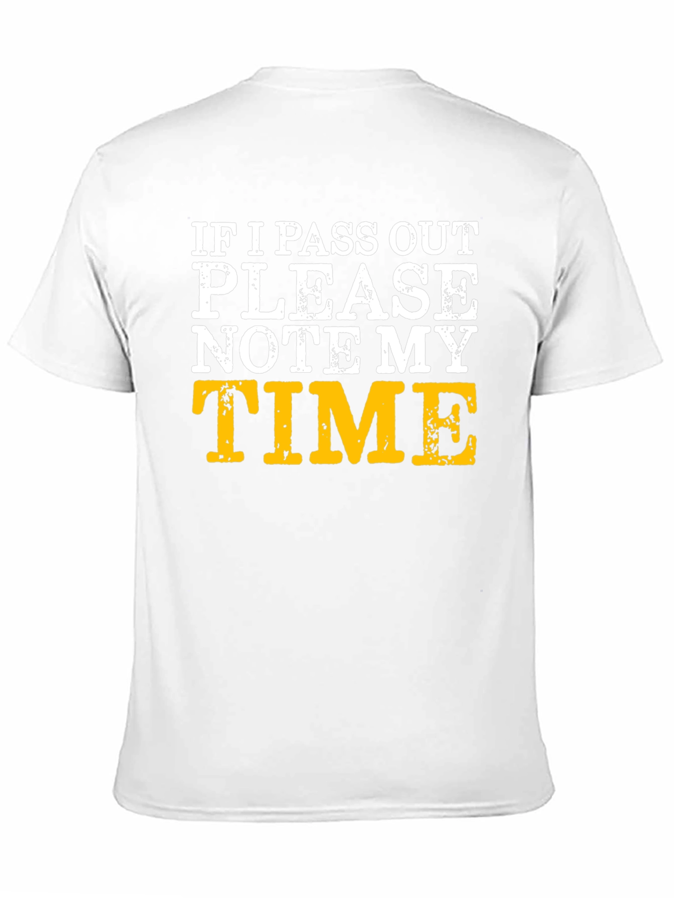 Funny Running T-Shirt - Note My Time!