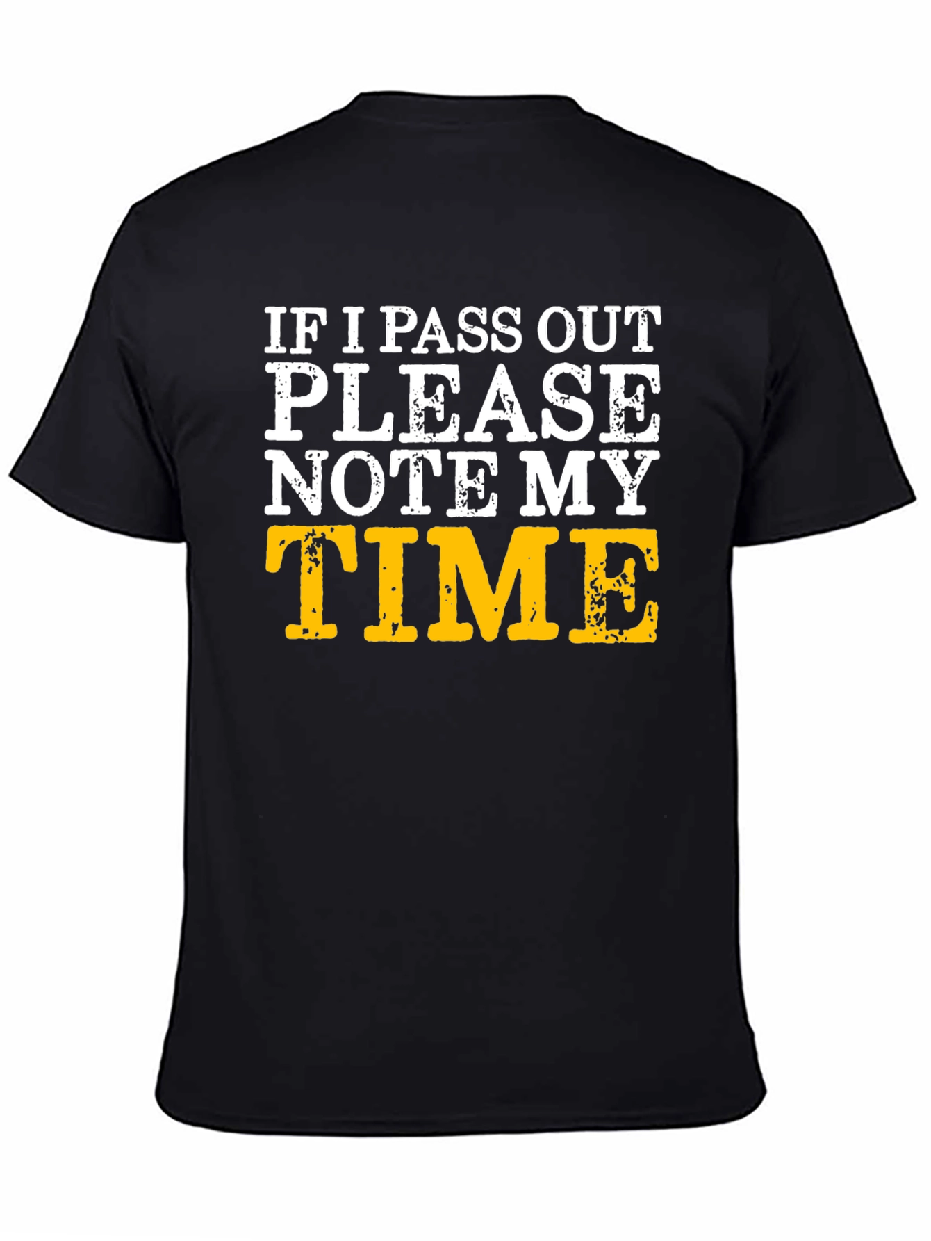 Funny Running T-Shirt - Note My Time!