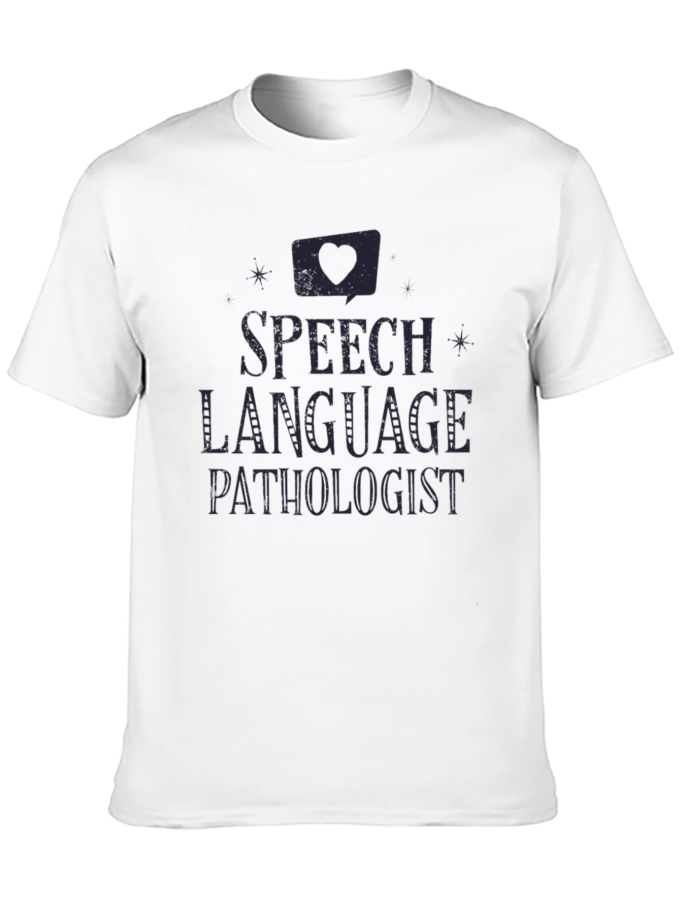Speech Language Pathologist T-Shirt - Black Cotton Tee