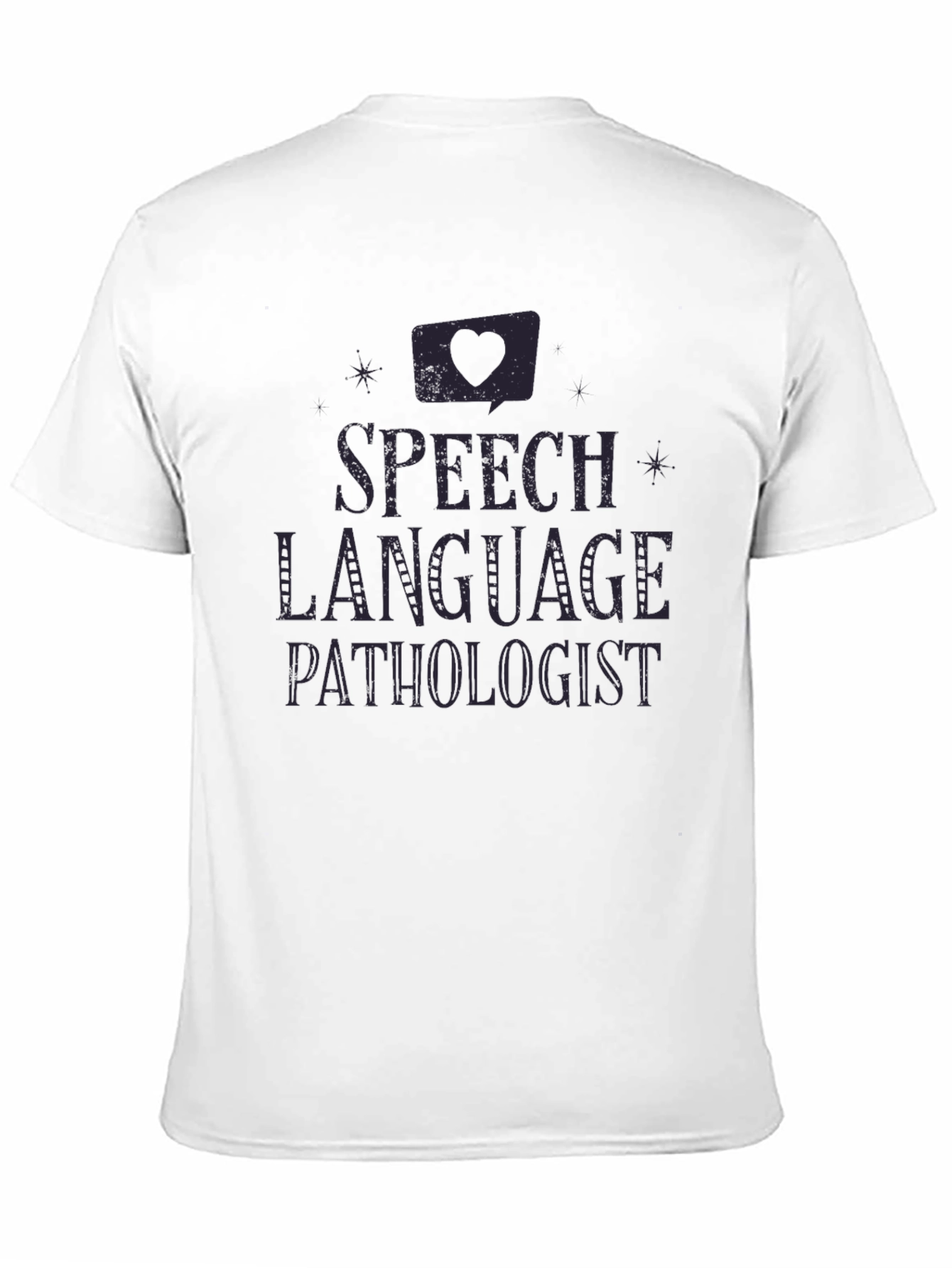 Speech Language Pathologist T-Shirt - Black Cotton Tee