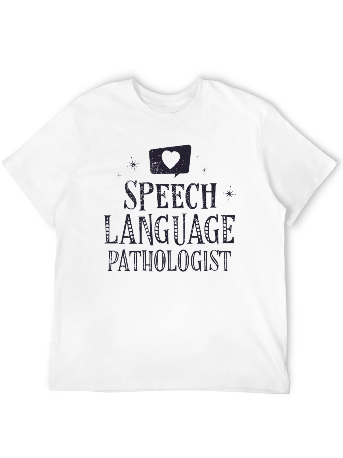 Speech Language Pathologist T-Shirt - Black Cotton Tee