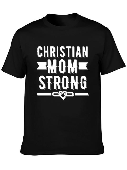 Christian Mom Strong Graphic Tee