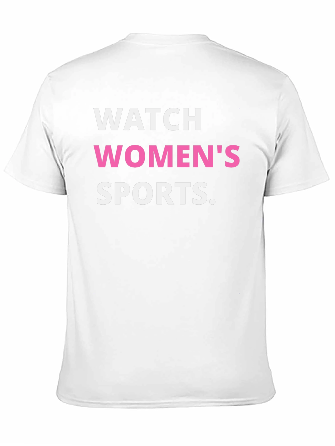 Watch Womens Sports Tee - Black Cotton T-Shirt
