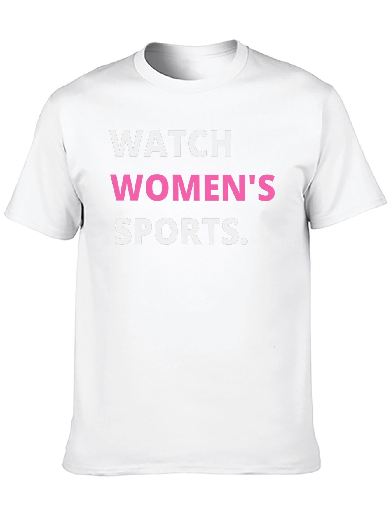 Watch Womens Sports Tee - Black Cotton T-Shirt