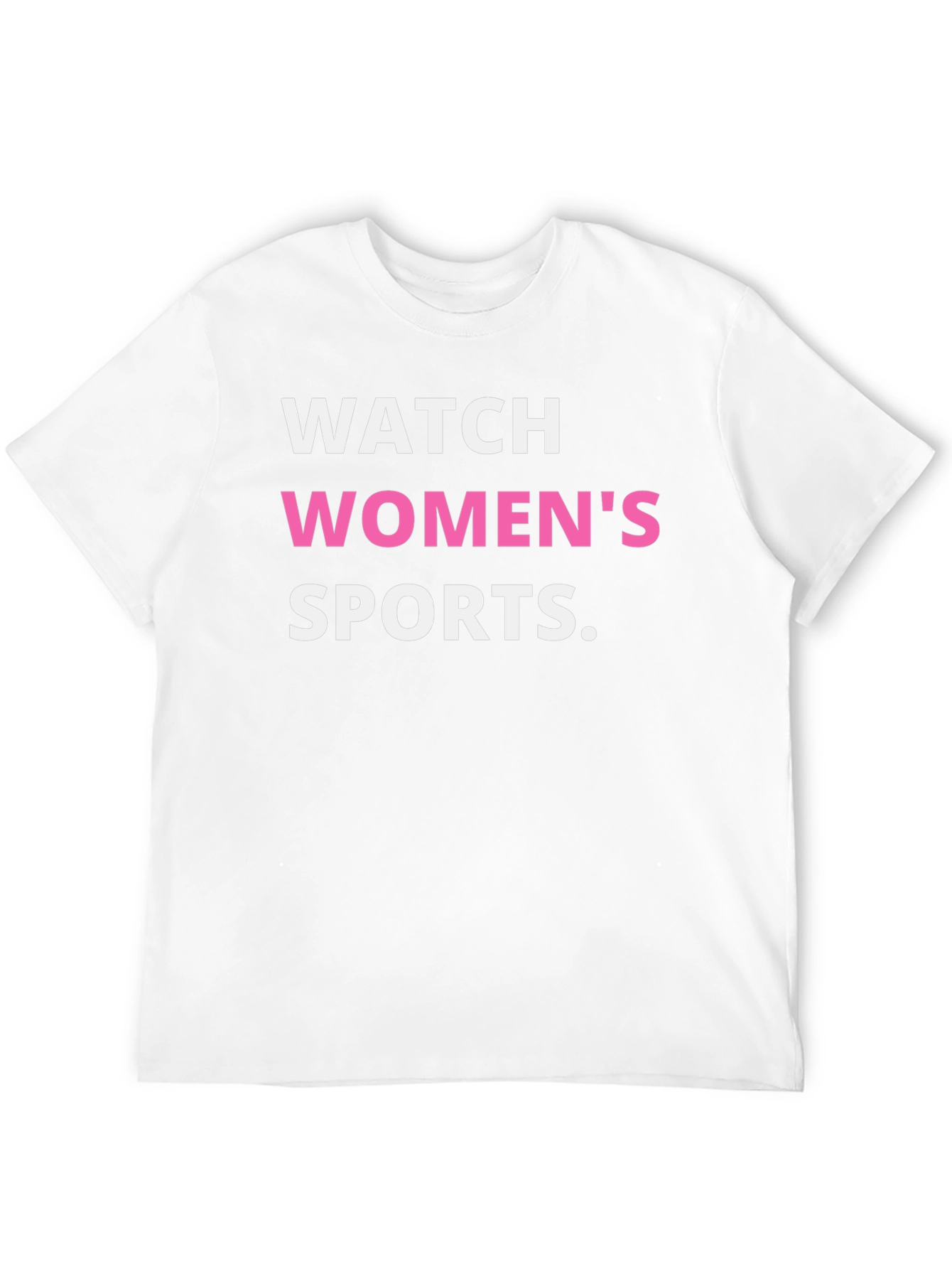 Watch Womens Sports Tee - Black Cotton T-Shirt