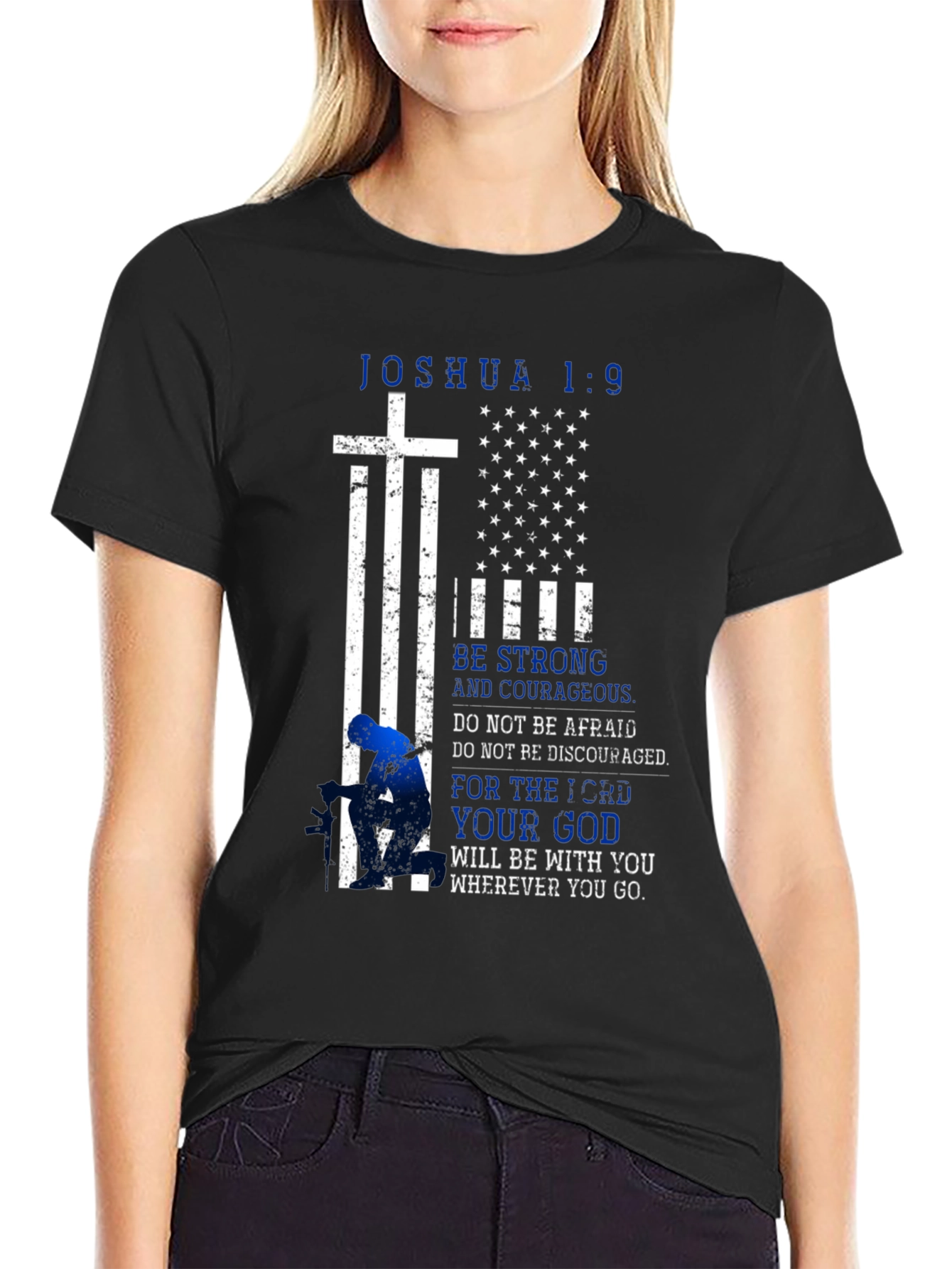Joshua 1:9 Christian T-Shirt