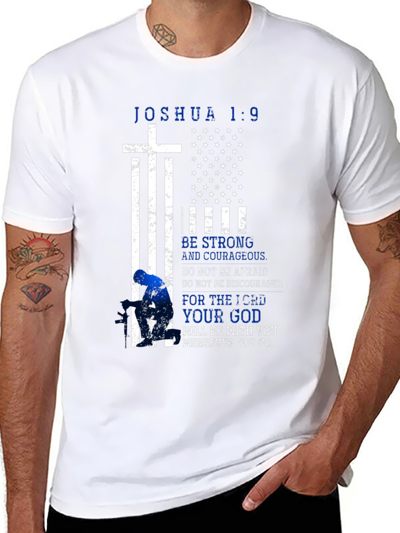 Joshua 1:9 Christian T-Shirt