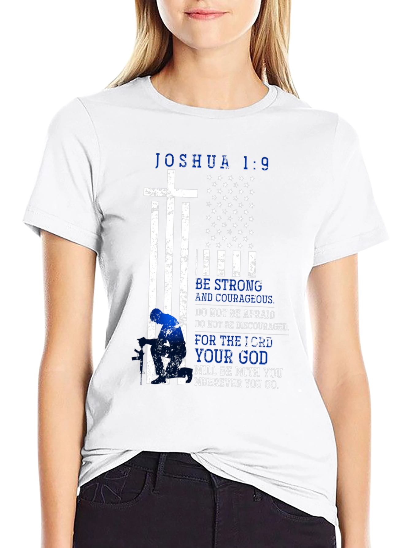 Joshua 1:9 Christian T-Shirt
