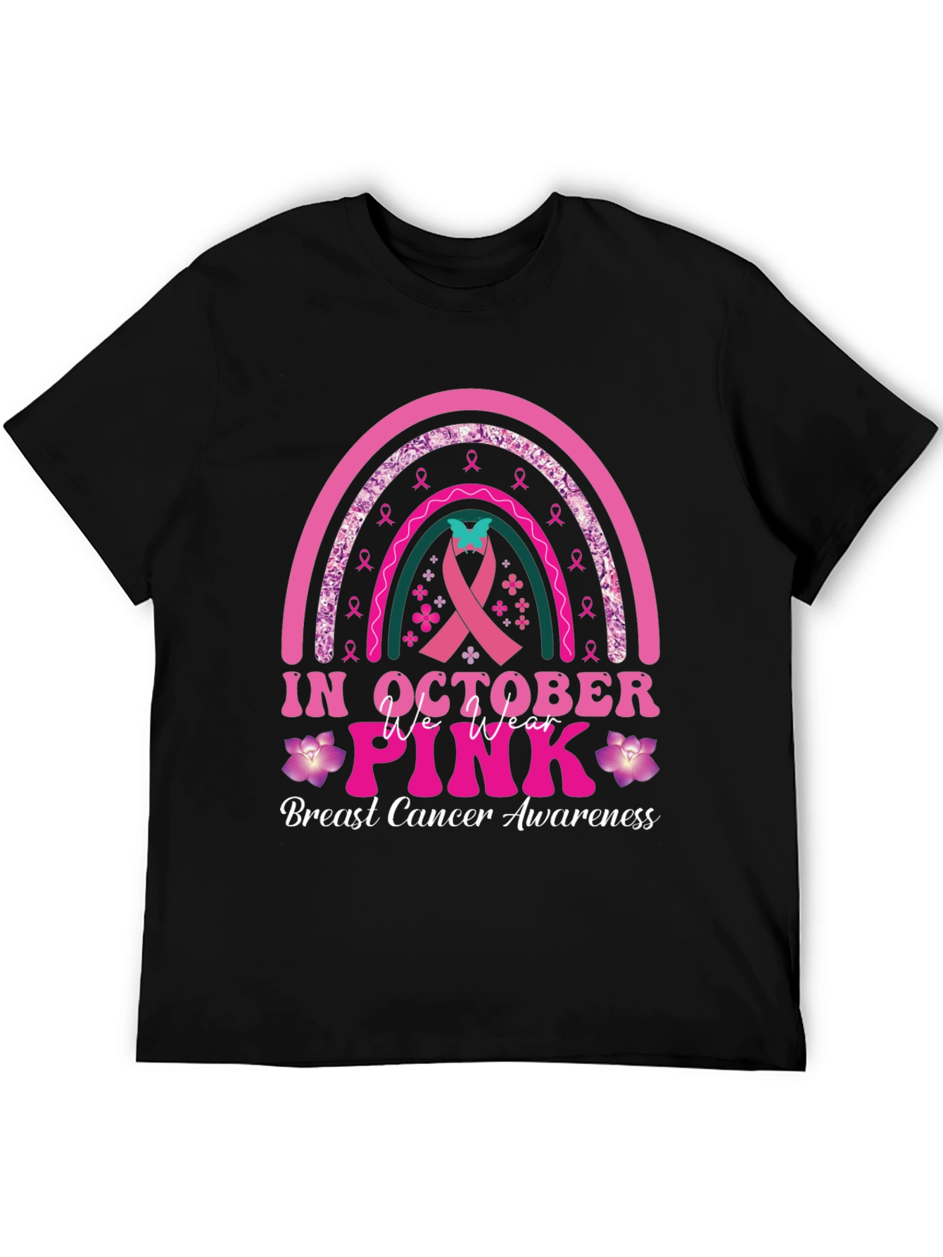 Breast Cancer Awareness T-Shirt: In October We Wear Pink