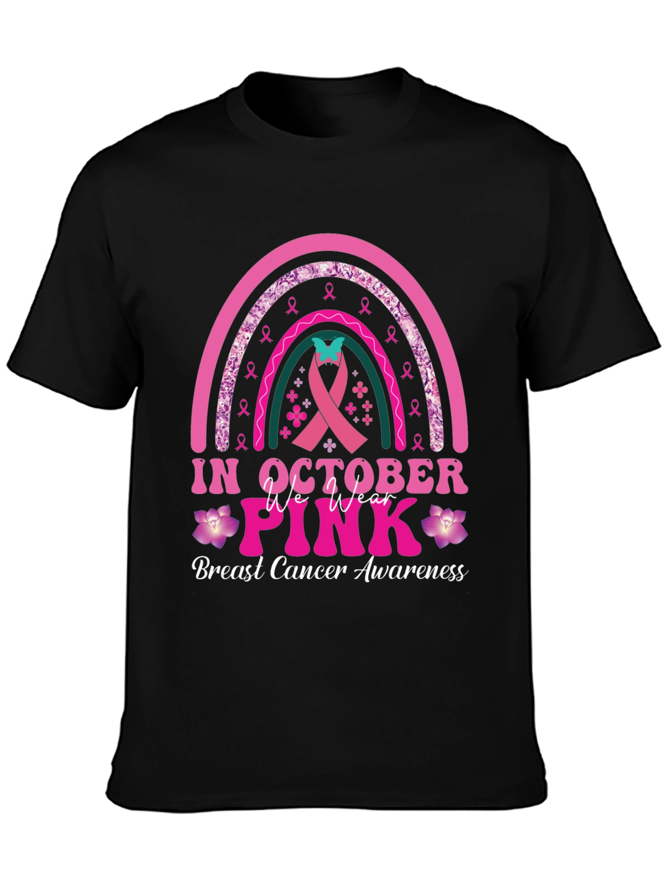 Breast Cancer Awareness T-Shirt: In October We Wear Pink