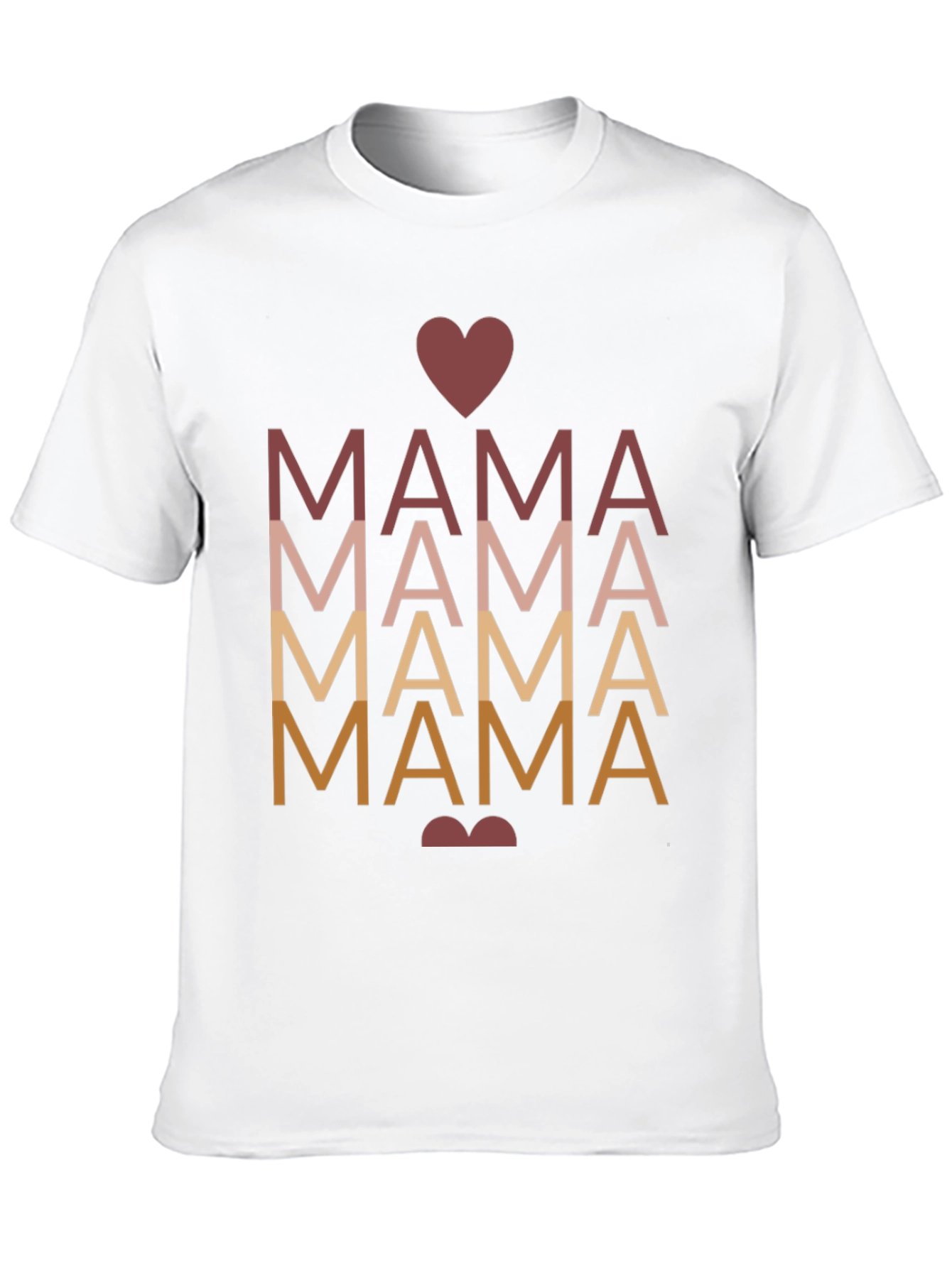 Mama Heart Graphic Tee - Stylish Mothers Day Gift