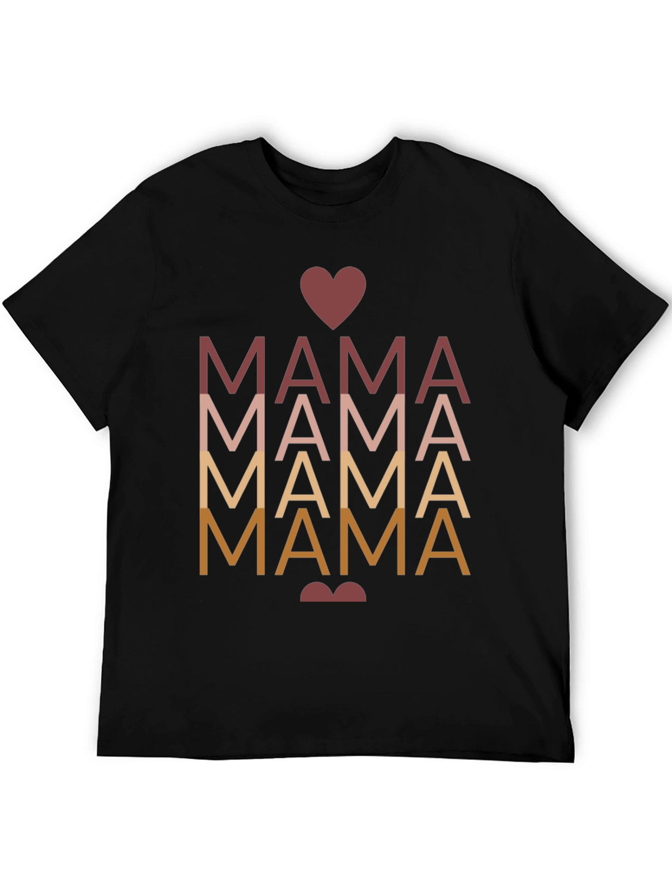 Mama Heart Graphic Tee - Stylish Mothers Day Gift