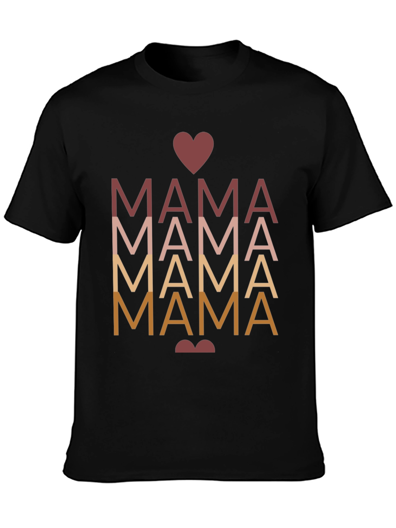Mama Heart Graphic Tee - Stylish Mothers Day Gift