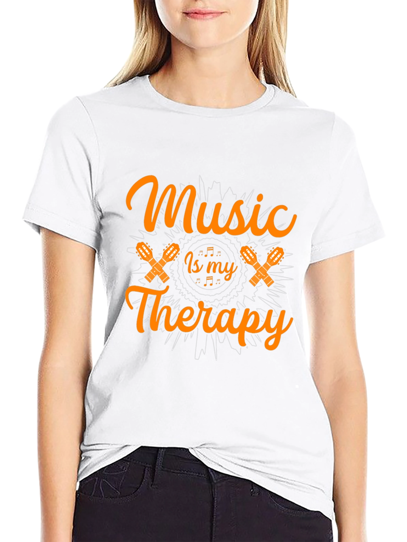 Music is My Therapy Graphic Tee