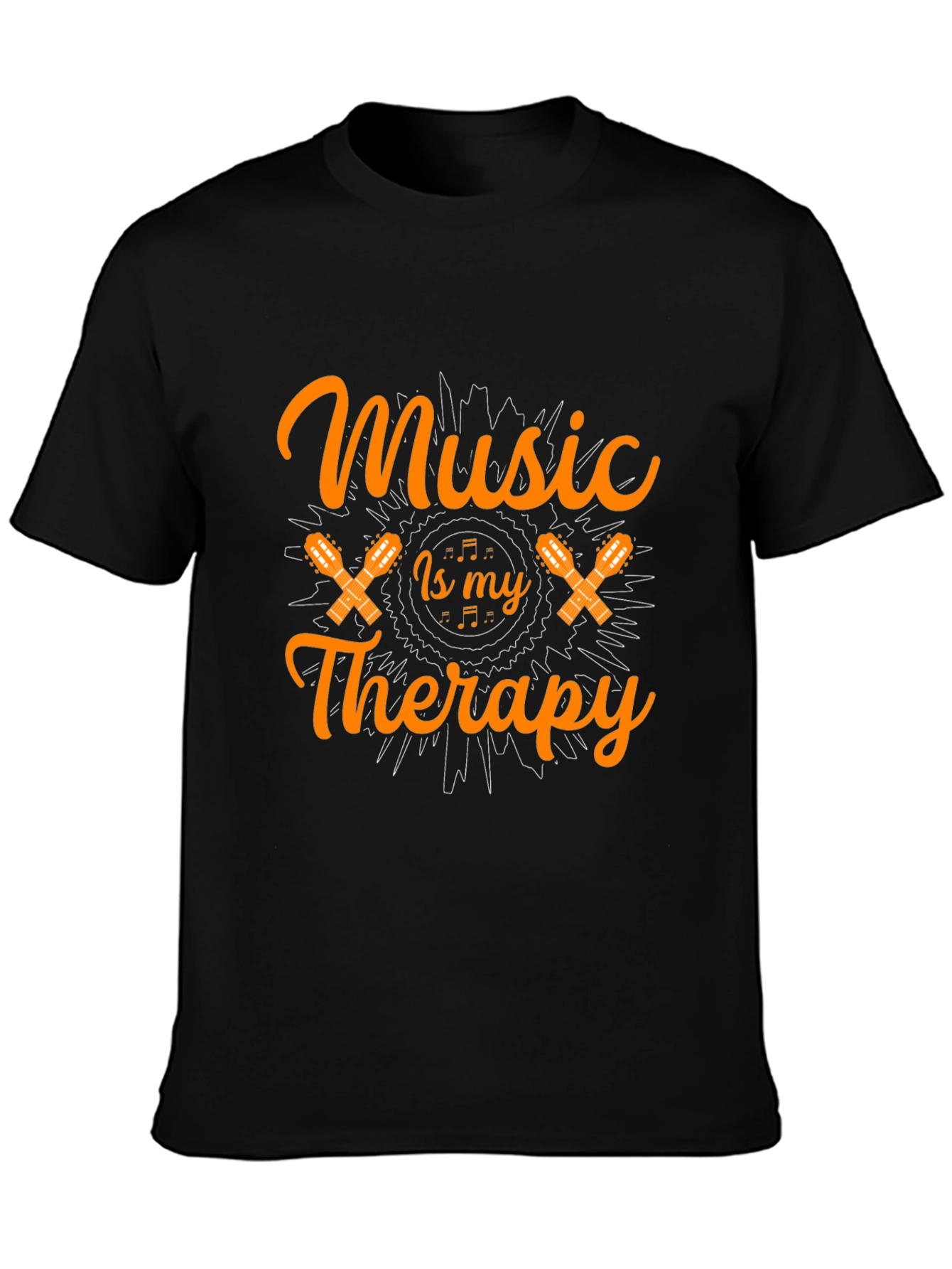 Music is My Therapy Graphic Tee