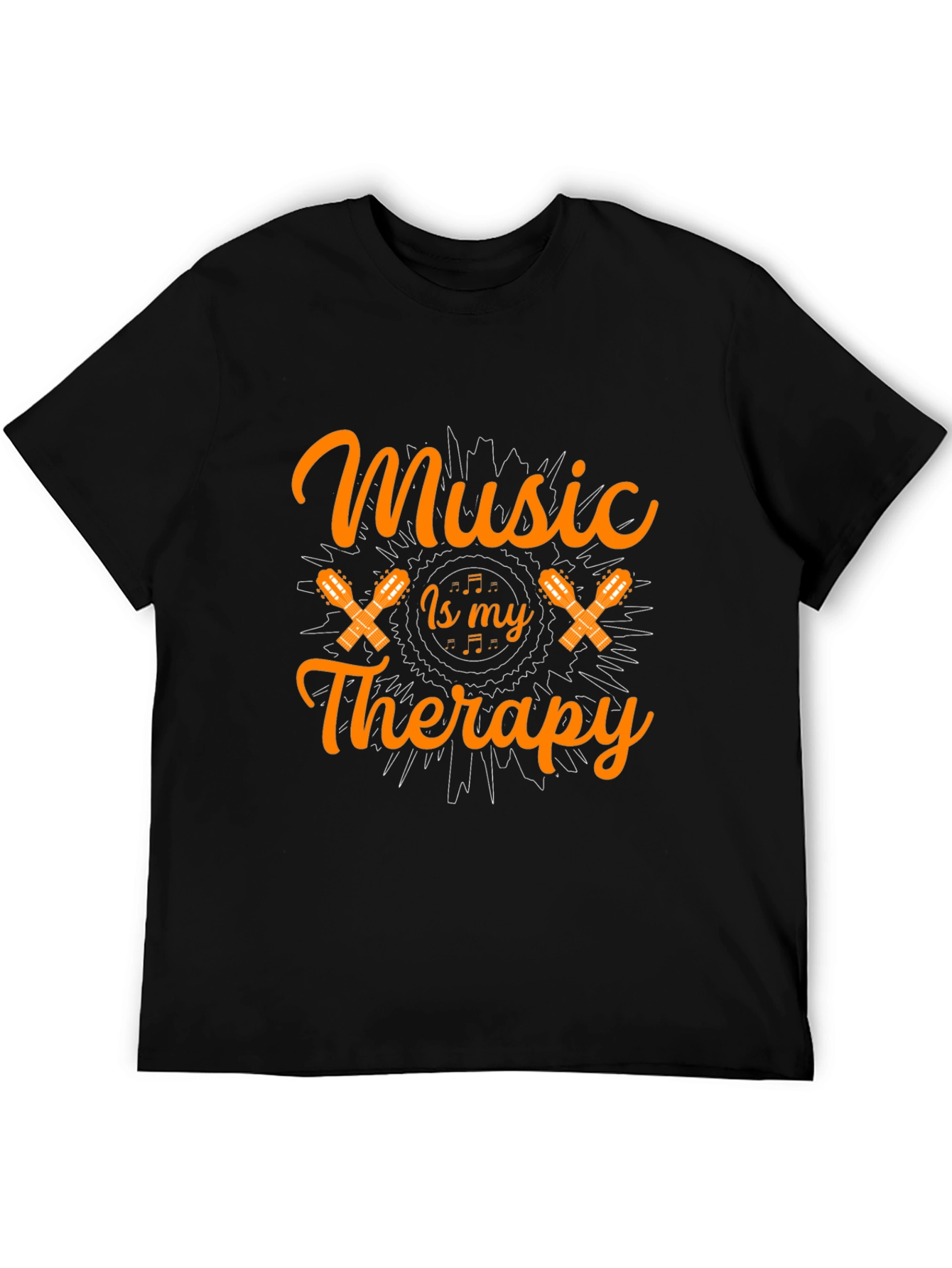 Music is My Therapy Graphic Tee