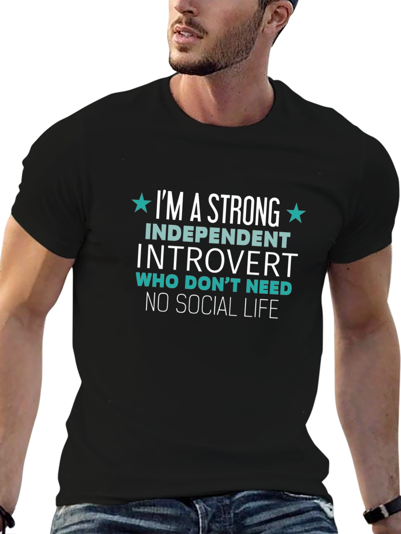 Introvert Statement Graphic T-Shirt