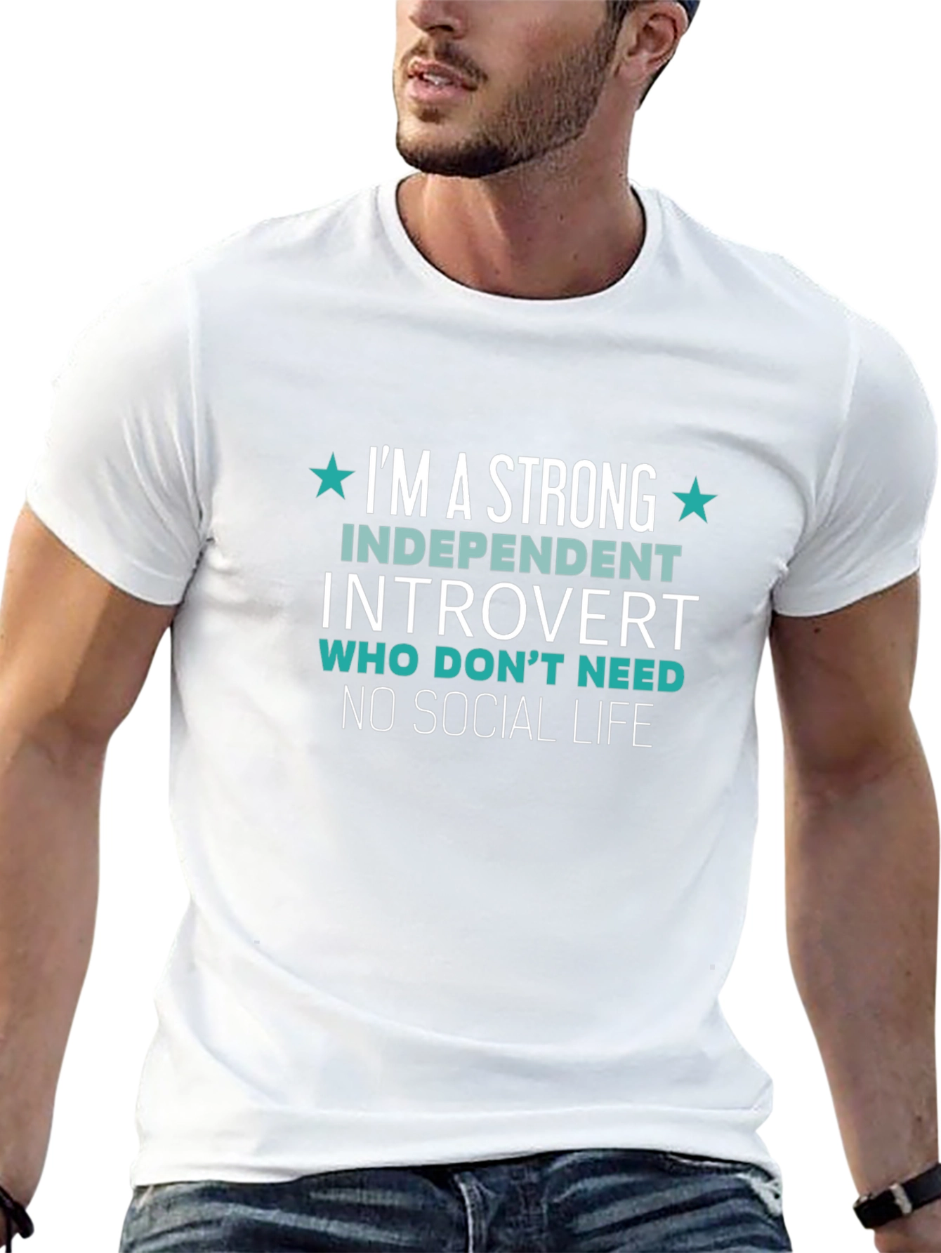 Introvert Statement Graphic T-Shirt